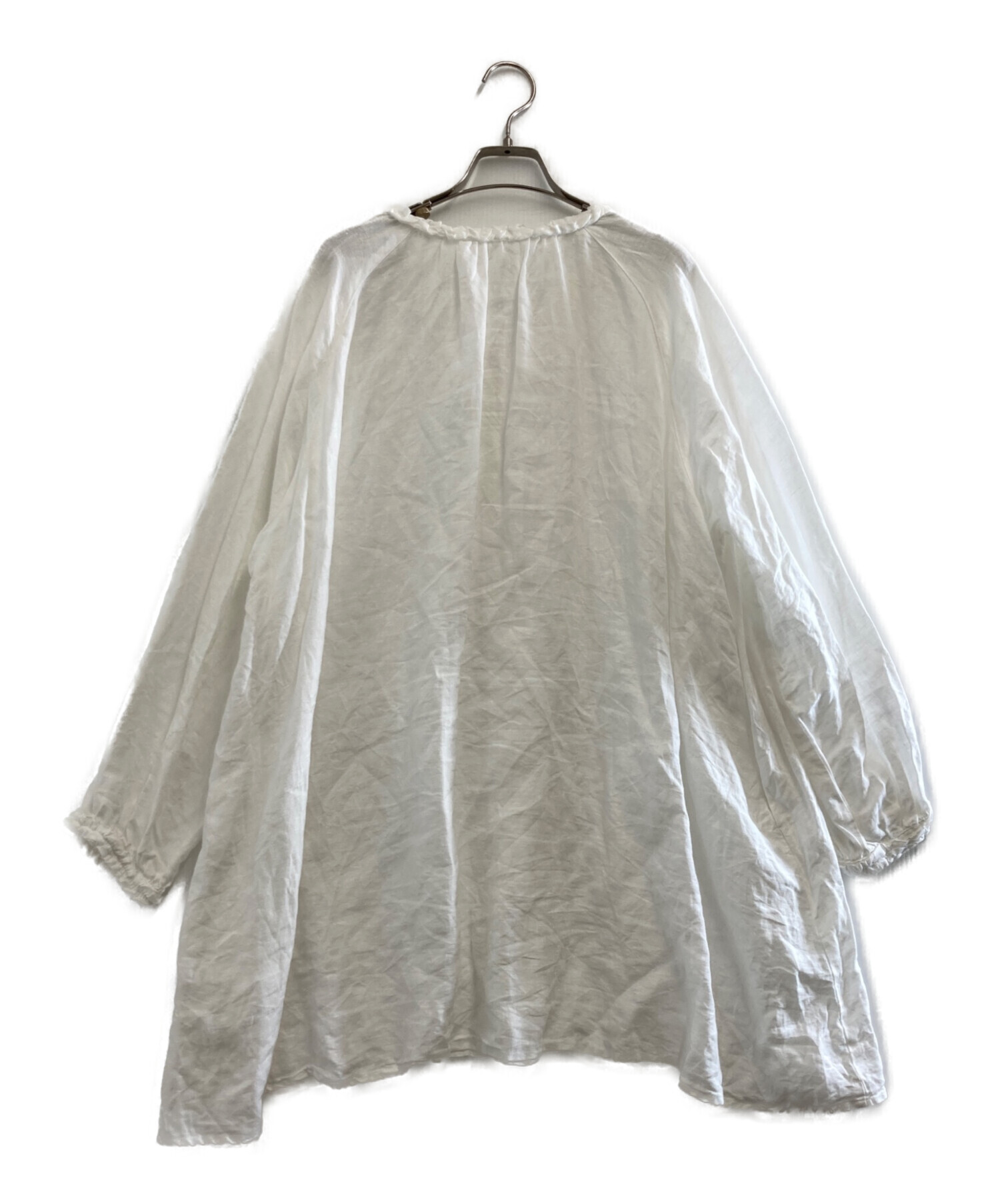 中古・古着通販】nest Robe (ネストローブ) リネンラミーフリルネック