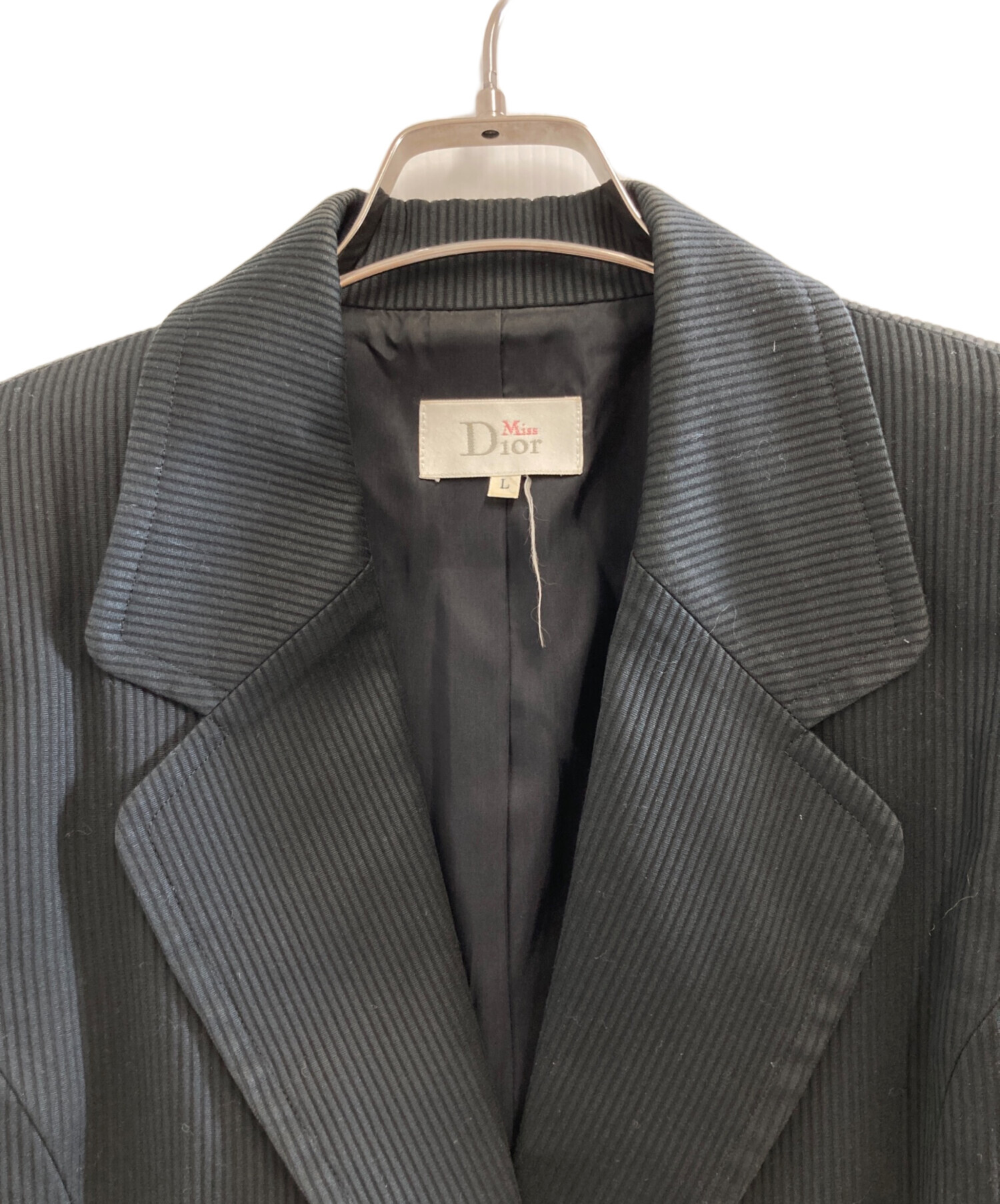 中古・古着通販】MISS Dior (ミスディオール) ジャケット ブラック 