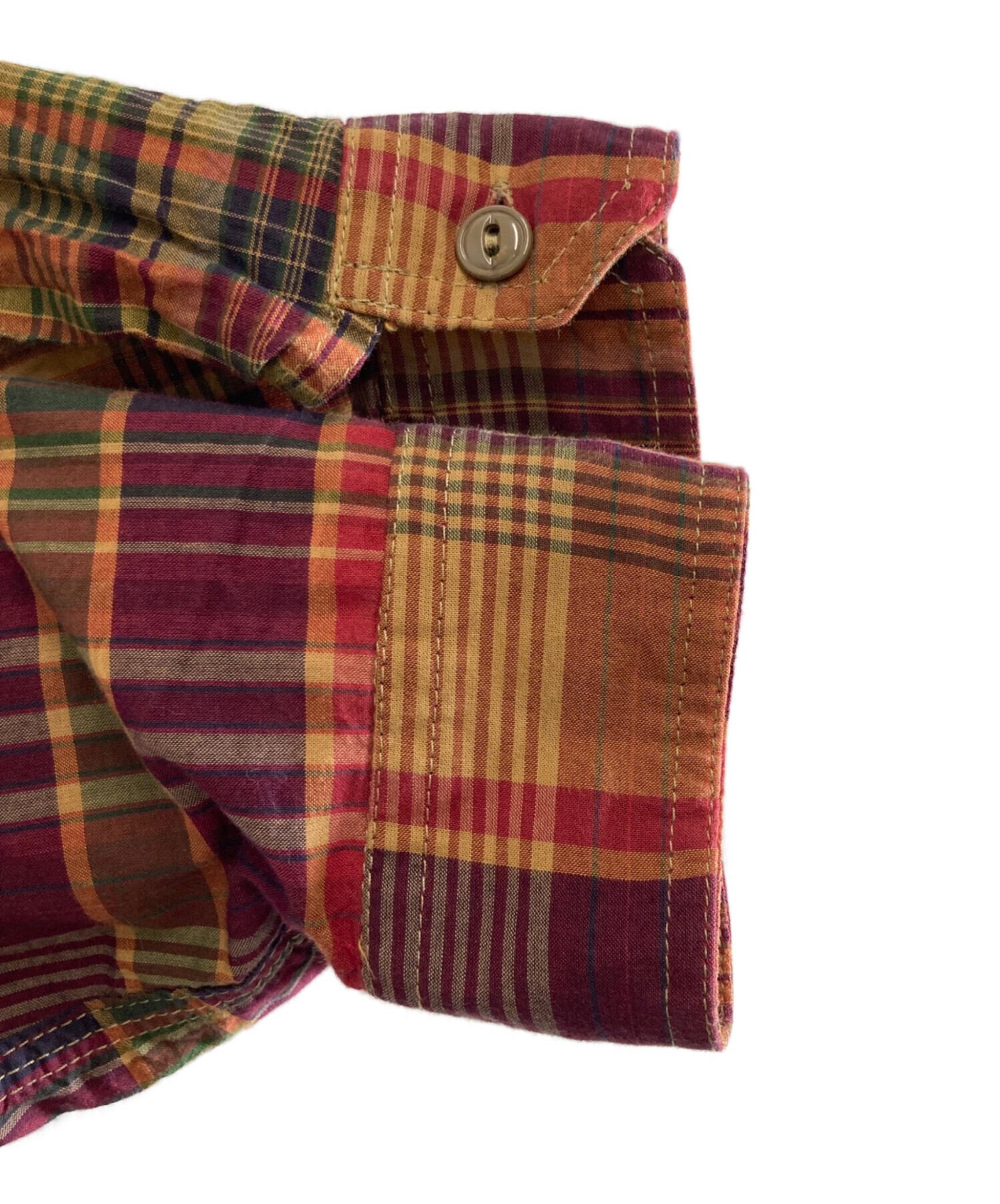 ENGINEERED GARMENTS チェック柄シャツ L 中古・古着通販】Engineered Garments (エンジニアド ガーメンツ