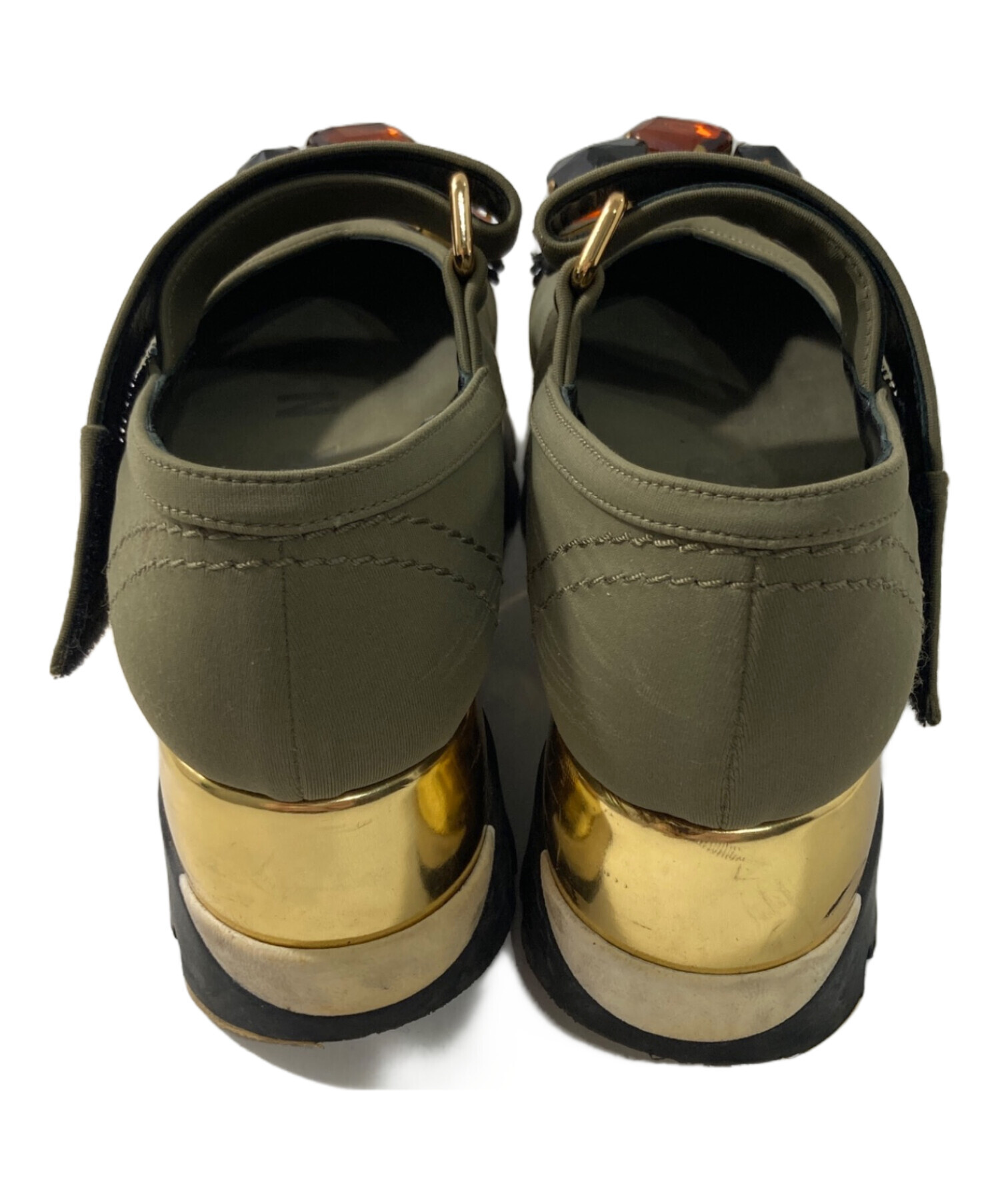 中古・古着通販】MARNI (マルニ) サンダル グリーン サイズ