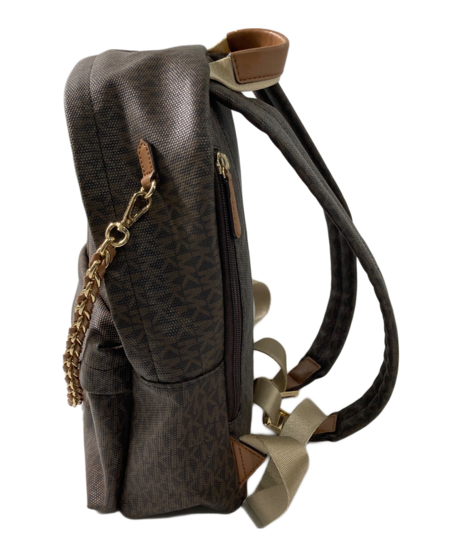 MICHAEL KORS モノグラムリュック 中古・古着通販】MICHAEL KORS (マイケルコース) モノグラムリュック