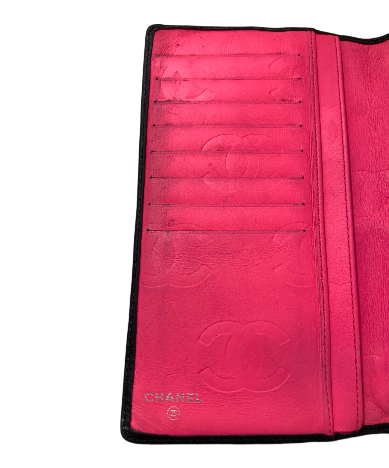 中古・古着通販】CHANEL (シャネル) カンボンライン ココマーク長財布