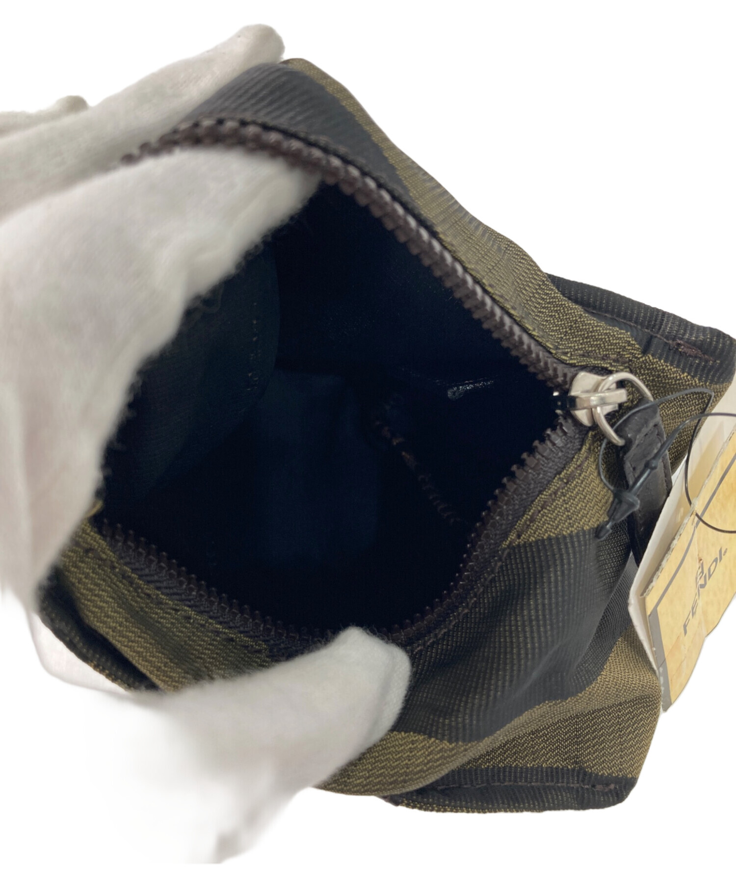 中古・古着通販】FENDI (フェンディ) ペカン柄ポーチ ブラウン