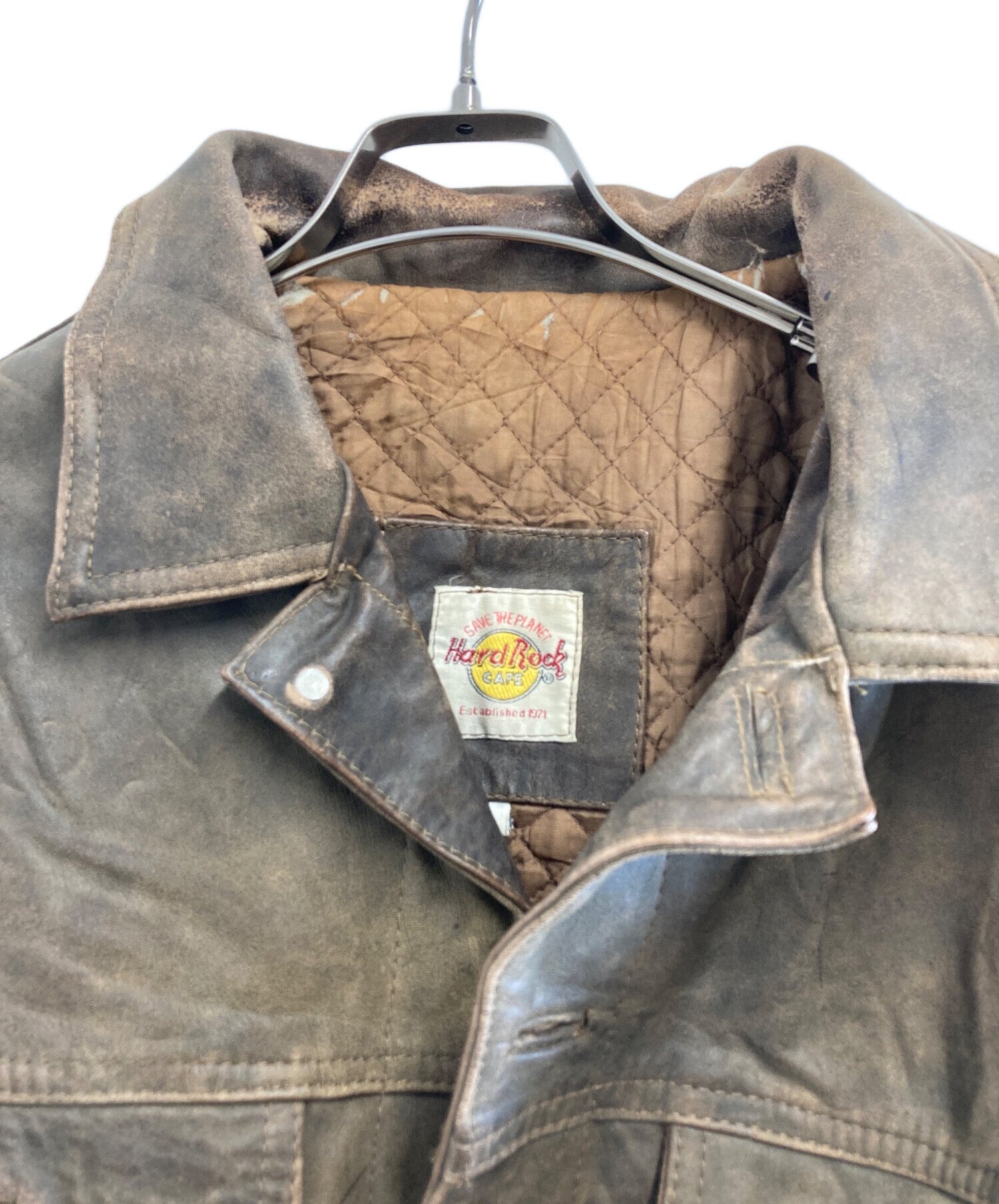 中古・古着通販】Hard Rock cafe (ハードロックカフェ) レザー