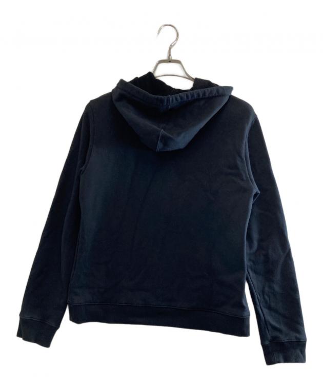 【セール中】VALENTINO フード付きパーカー Mサイズ ネイビー 中古・古着通販】VALENTINO (ヴァレンティノ) ロゴジップパーカー