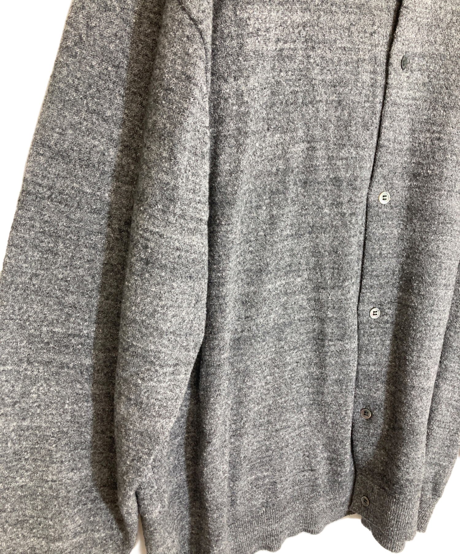 中古・古着通販】ATON (エイトン) カーディガン グレー サイズ:6