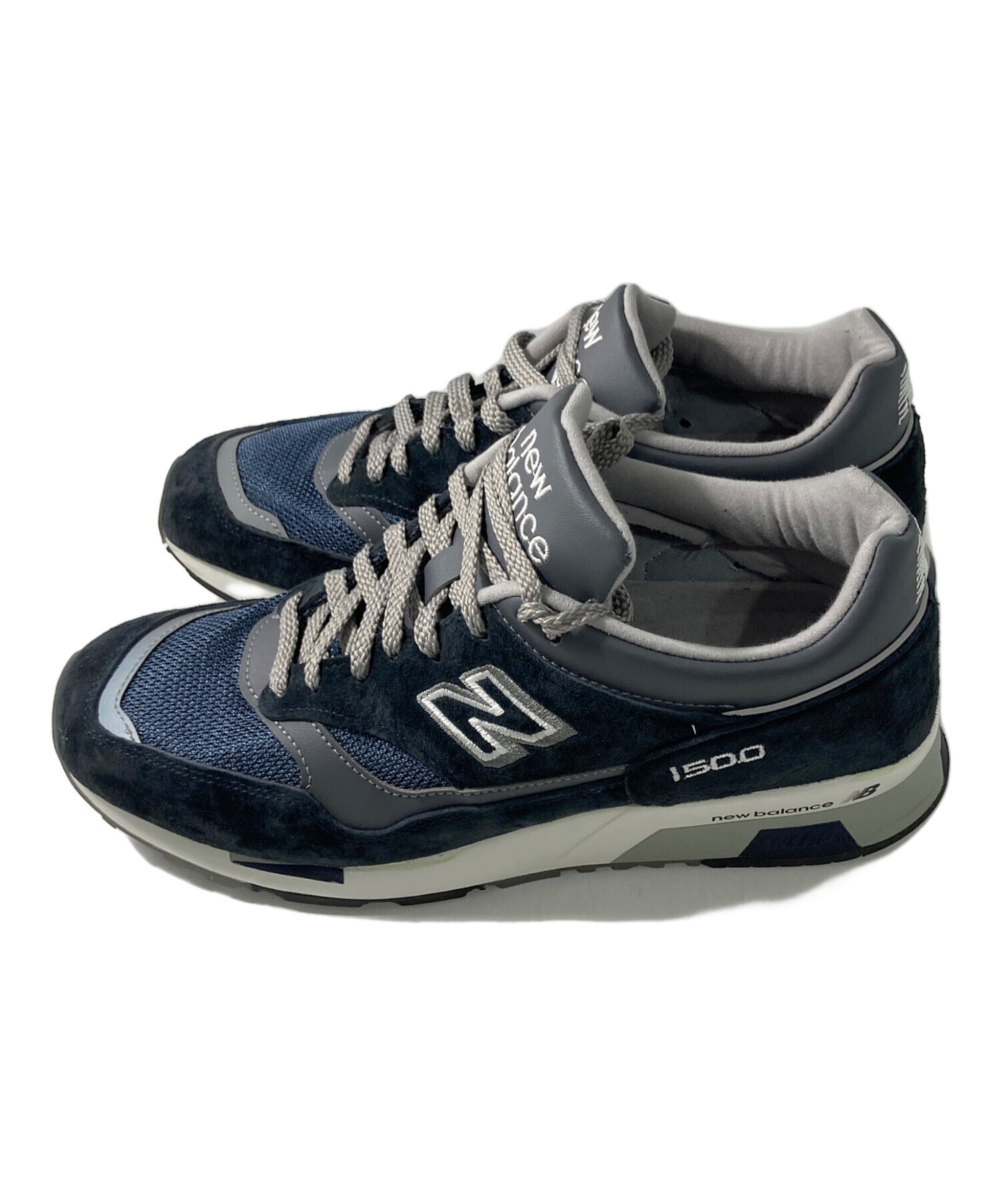 【美品】NEW BALANCE ニューバランス サイズ:US7D(25cm) | M1500 PNV MADE IN ENGLAND ネイビー 紺  | シューズ 靴 スニーカー ローカット【メンズ】【中古】 中古・古着通販】NEW BALANCE (ニューバランス) ローカットスニーカー