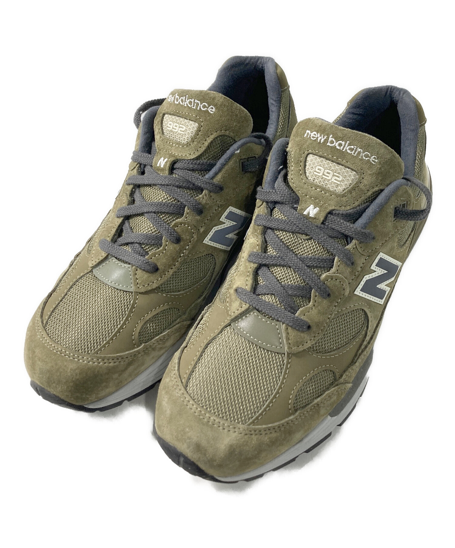 New Balance ニューバランス スニーカー 27cm カーキ 【古着】【中古】【送料無料】 中古・古着通販】NEW BALANCE (ニューバランス) ローカットスニーカー