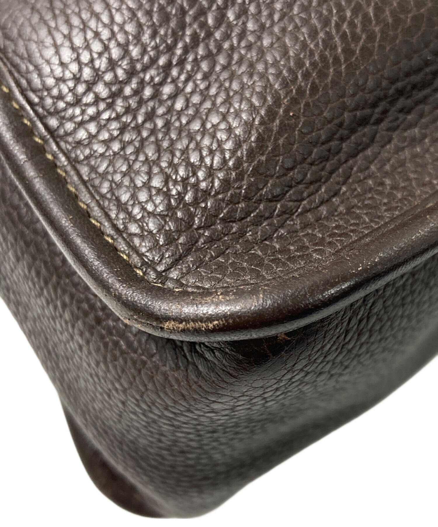 中古・古着通販】LOEWE (ロエベ) アナグラムショルダーバッグ ブラウン