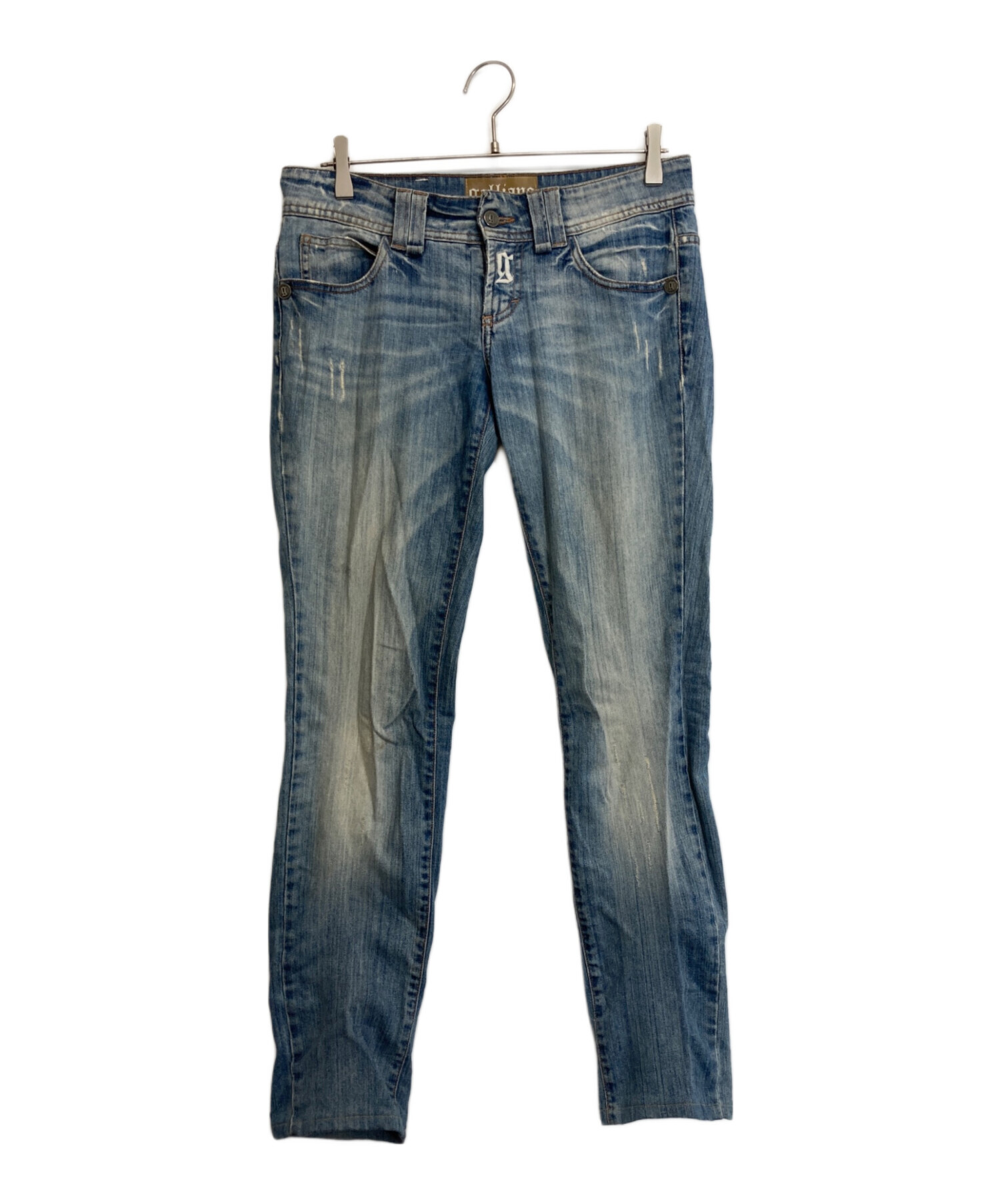 中古・古着通販】GALLIANO (ガリアーノ) デニムパンツ インディゴ