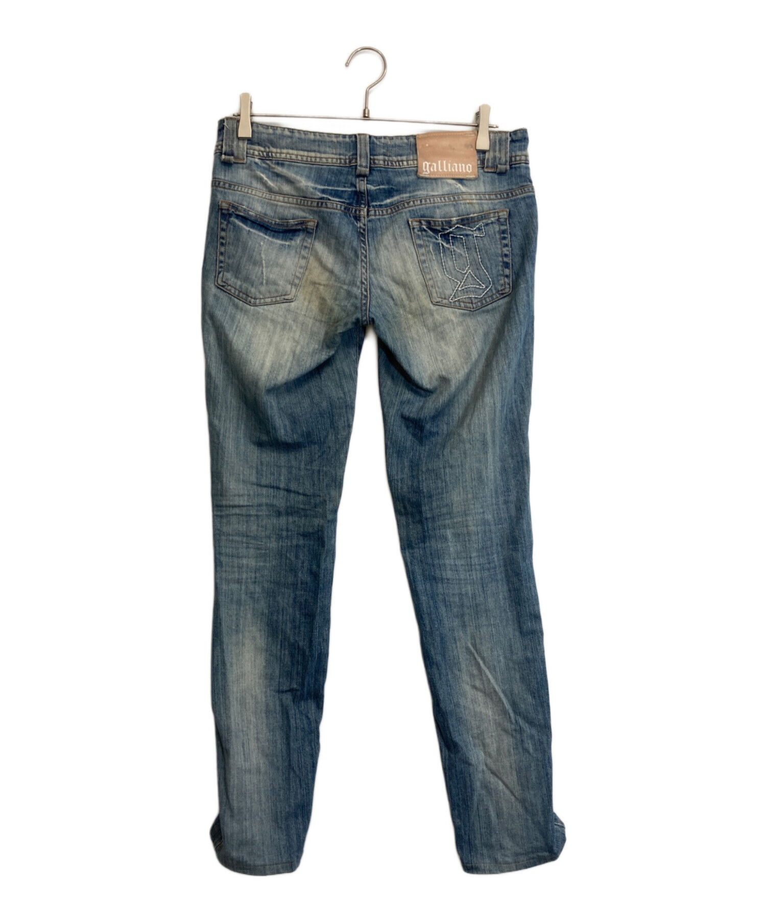 Galliano ガリアーノ　デニム　サイズ28 中古・古着通販】GALLIANO (ガリアーノ) デニムパンツ インディゴ
