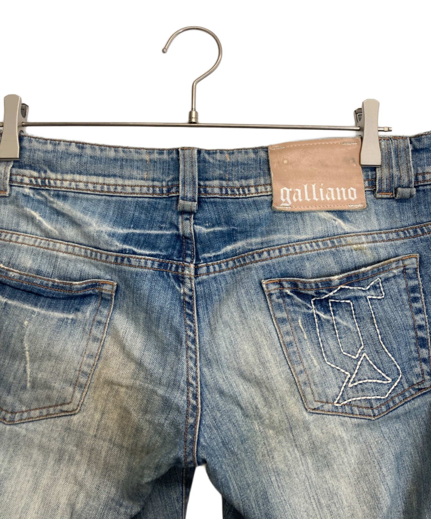 中古・古着通販】GALLIANO (ガリアーノ) デニムパンツ インディゴ