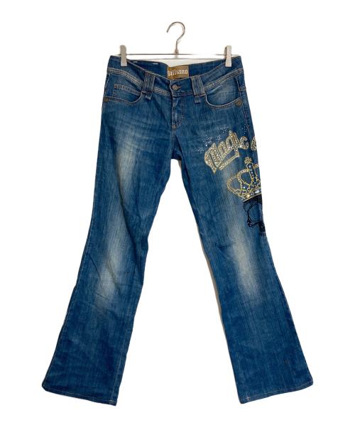 中古・古着通販】GALLIANO (ガリアーノ) デニムパンツ インディゴ