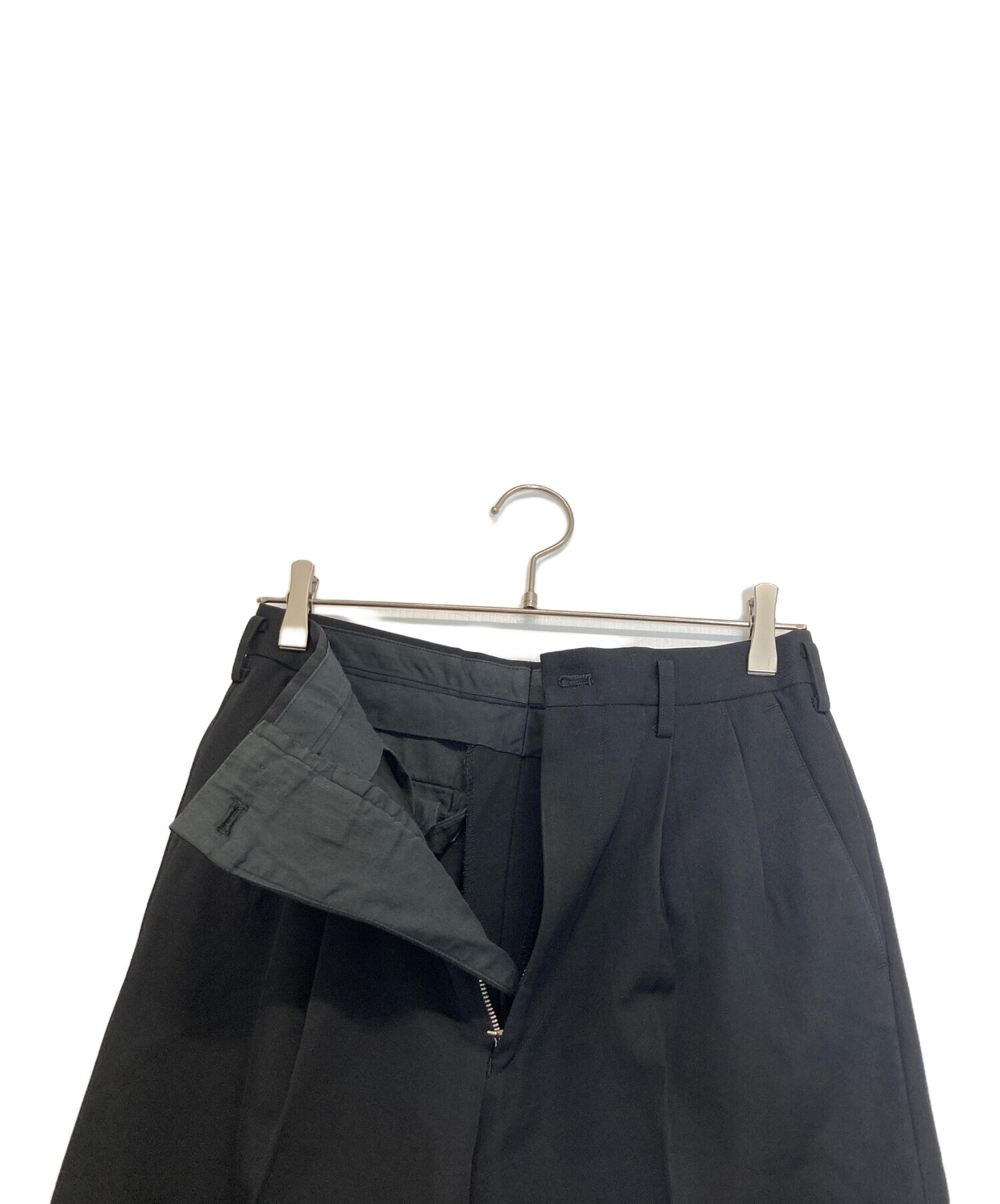 中古・古着通販】Y'S for men (ワイズフォーメン) スラックス ブラック