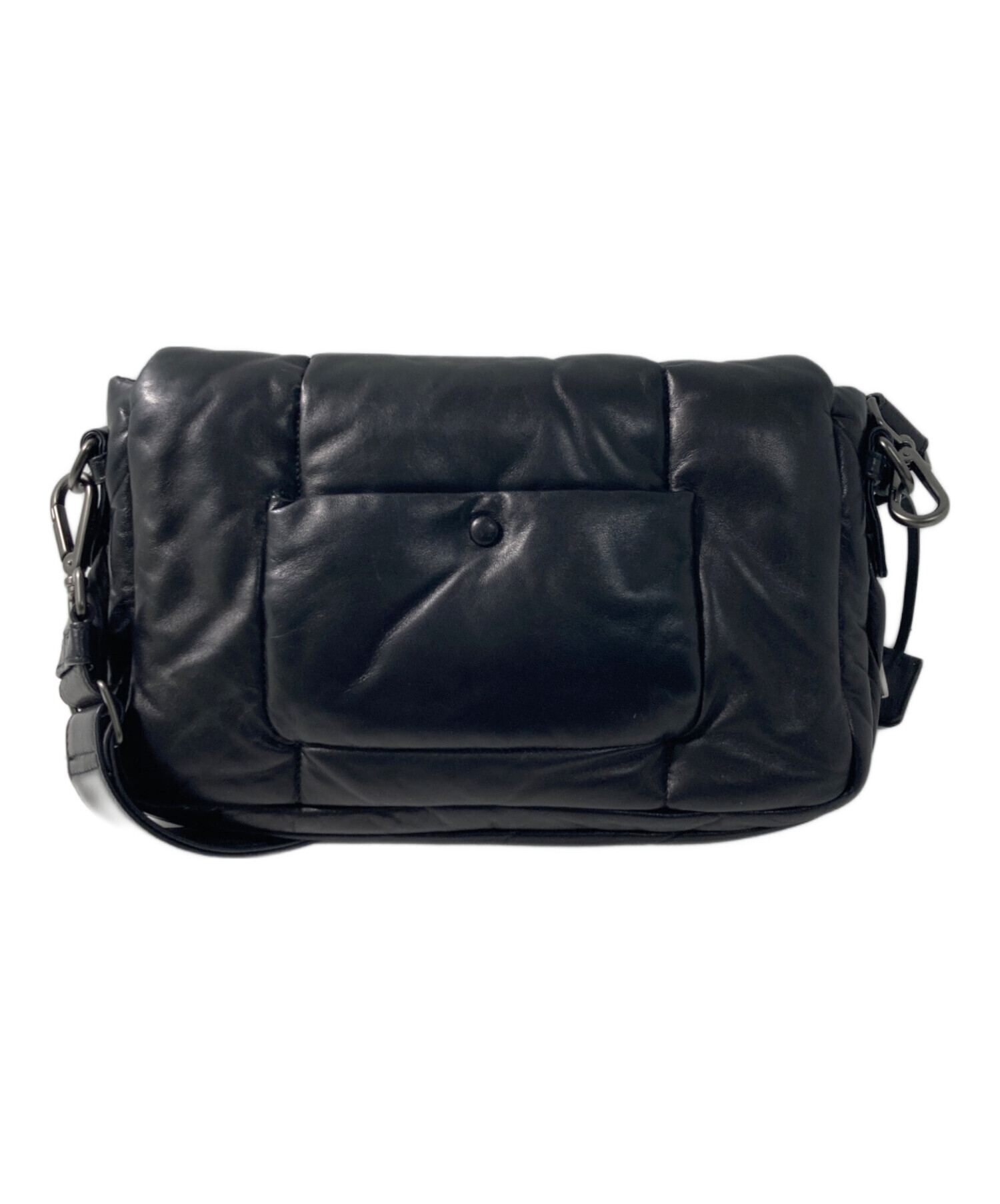 中古・古着通販】PRADA (プラダ) ナッパボンバーショルダーバッグ