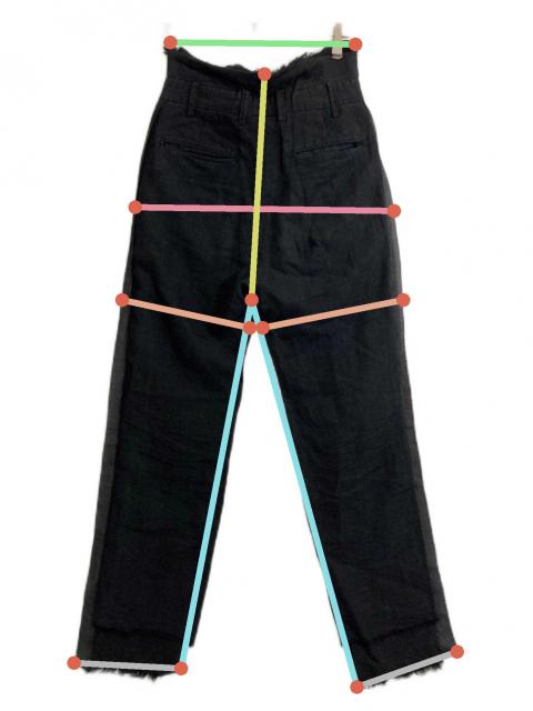 中古・古着通販】Midorikawa (ミドリカワ) LINEN TROUSER PANTS