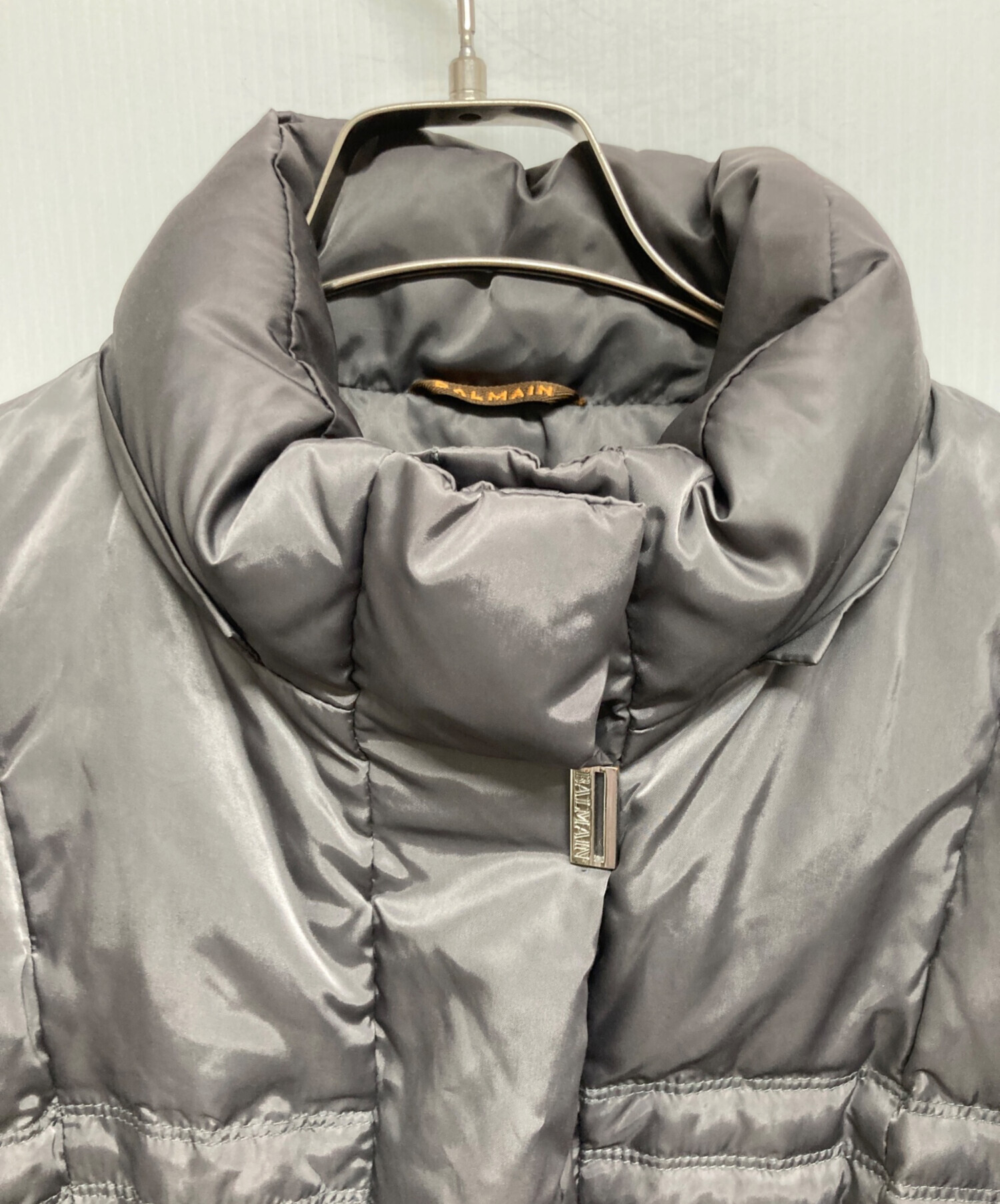 中古・古着通販】BALMAIN (バルマン) ダウンコート グレー サイズ:M