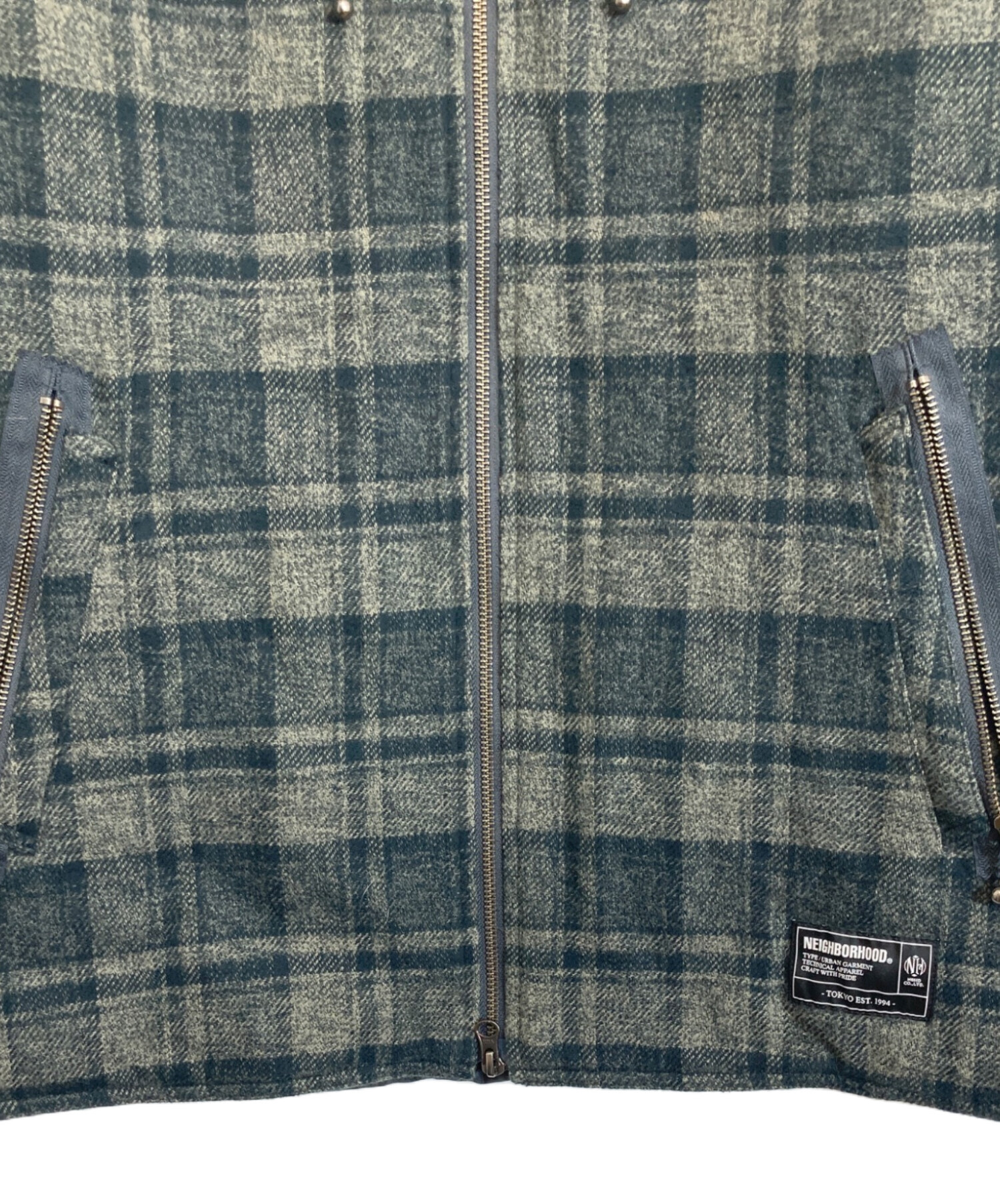中古・古着通販】NEIGHBORHOOD (ネイバーフッド) CHECK ZIP JACKET