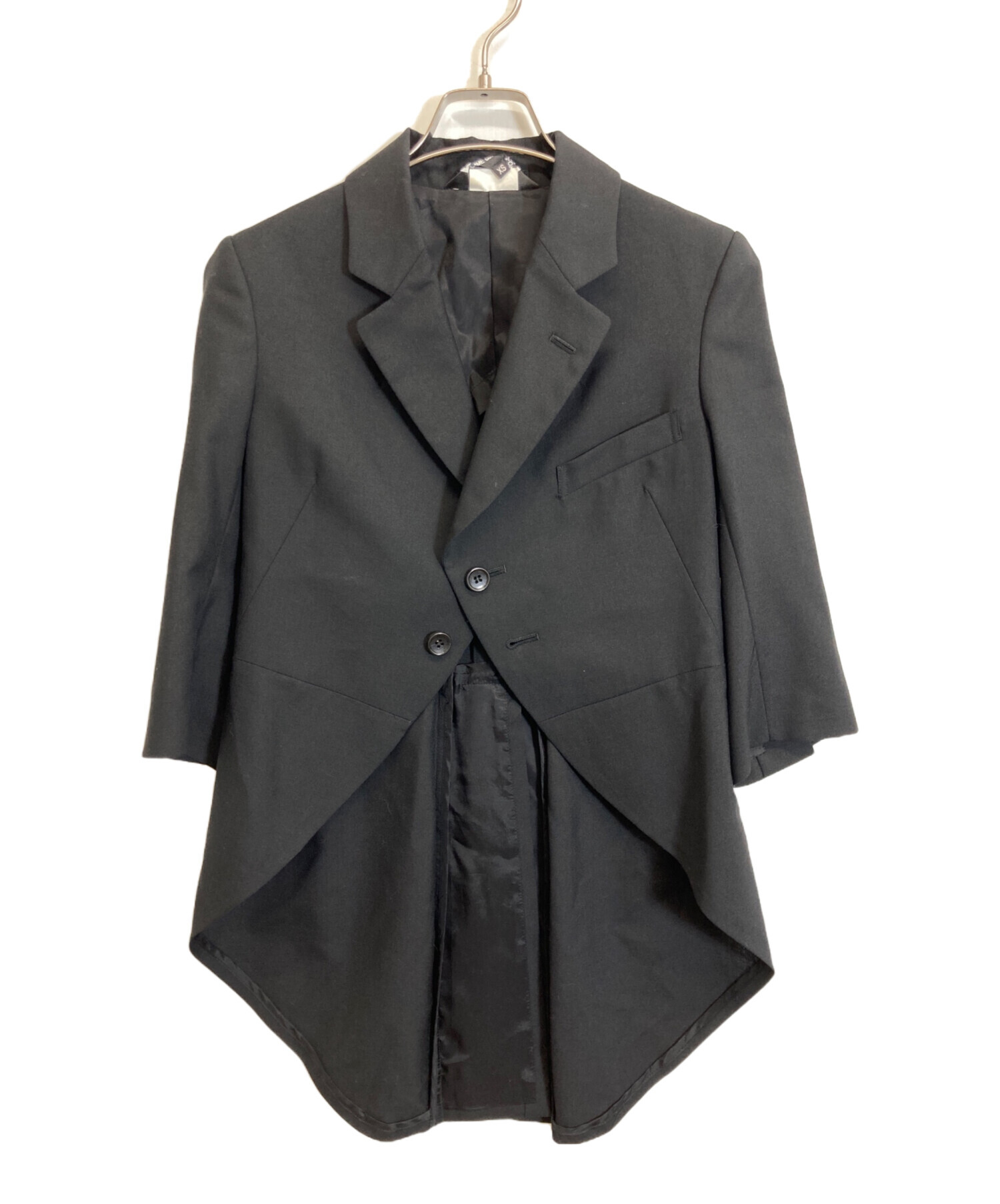 コムデギャルソン　ブラック テーラードジャケット 燕尾 中古・古着通販】BLACK COMME des GARCONS (ブラックコムデギャルソン