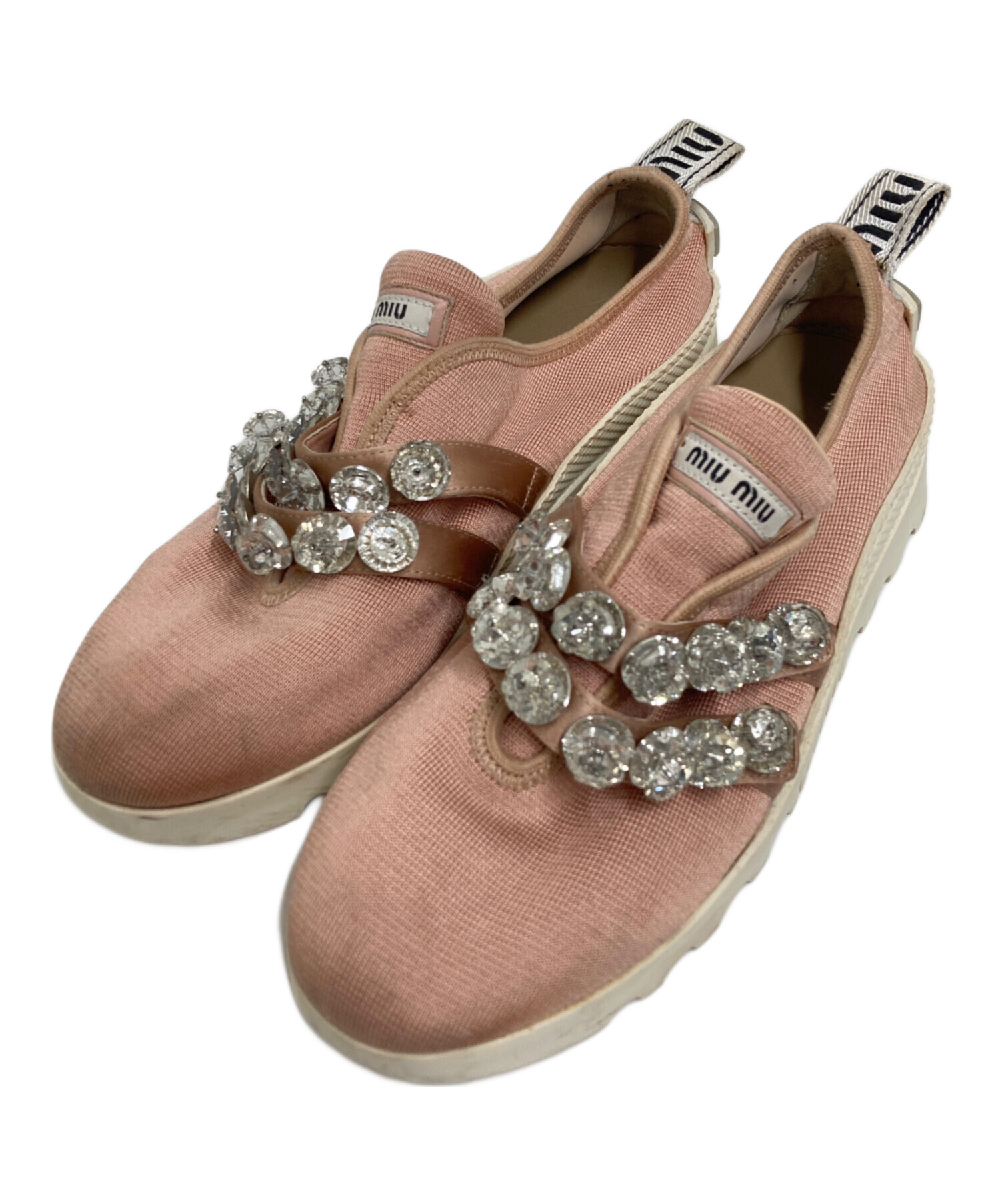 中古・古着通販】MIU MIU (ミュウミュウ) クリスタルビジュー
