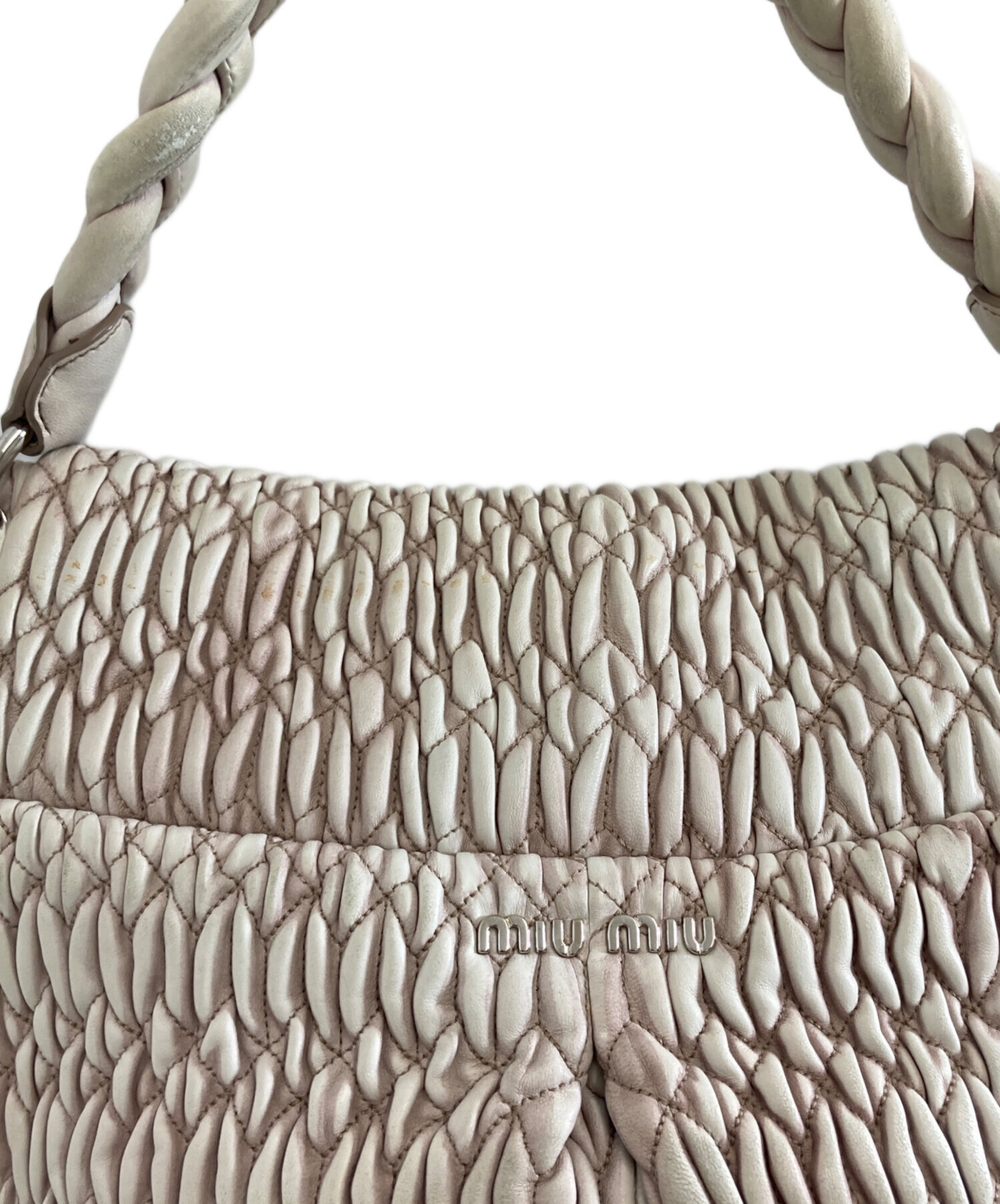 中古・古着通販】MIU MIU (ミュウミュウ) ナッパクリスタル2WAY