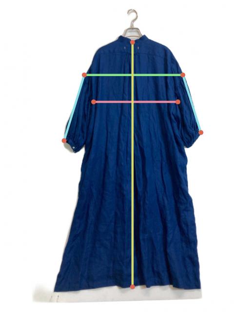 中古・古着通販】SUZUKI TAKAYUKI (スズキタカユキ) puff-sleeve dress