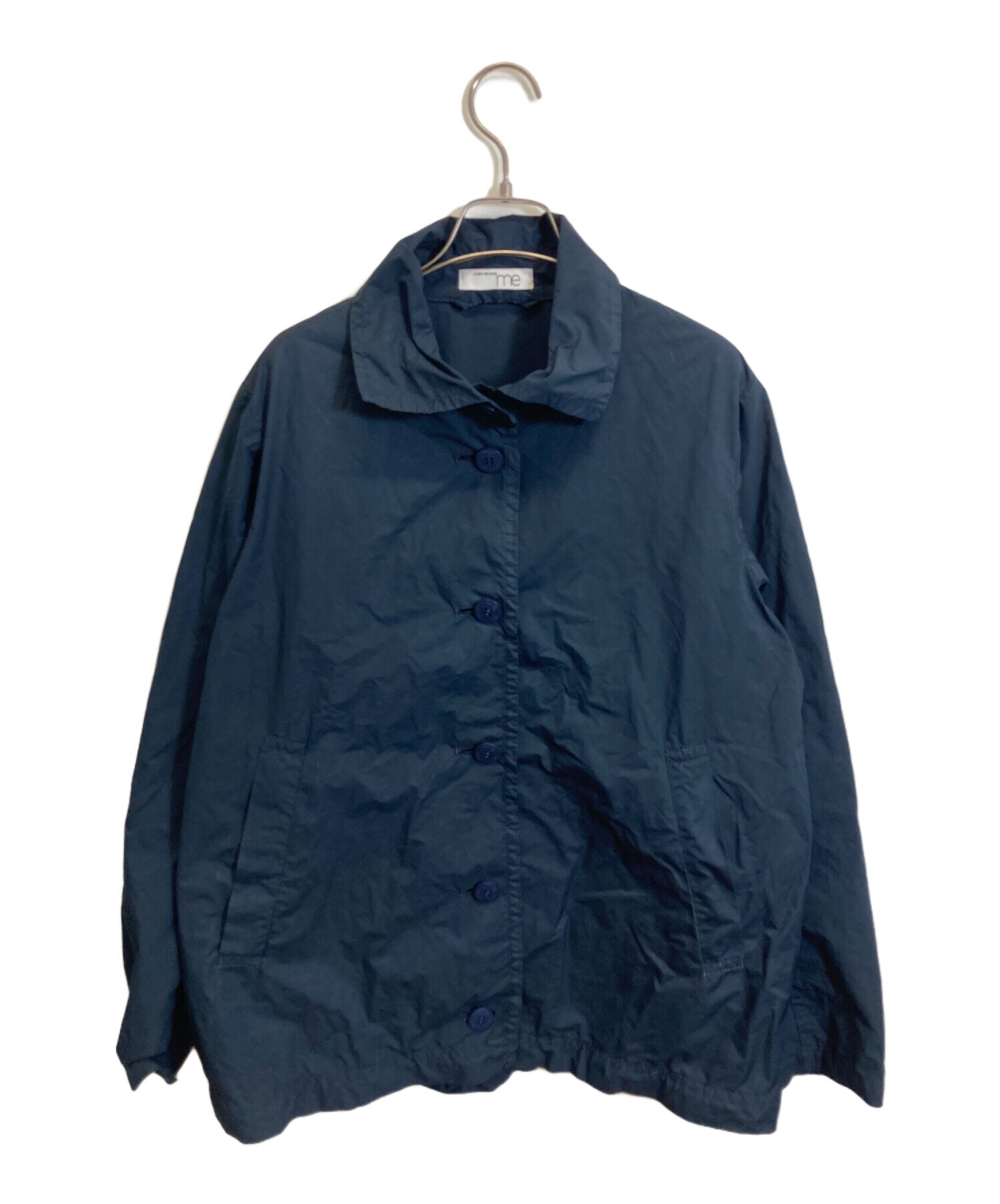 専用me ISSEY MIYAKE カリフラワー ジャケット ネイビー 中古・古着通販】me ISSEY MIYAKE (ミーイッセイ ミヤケ) ジャケット