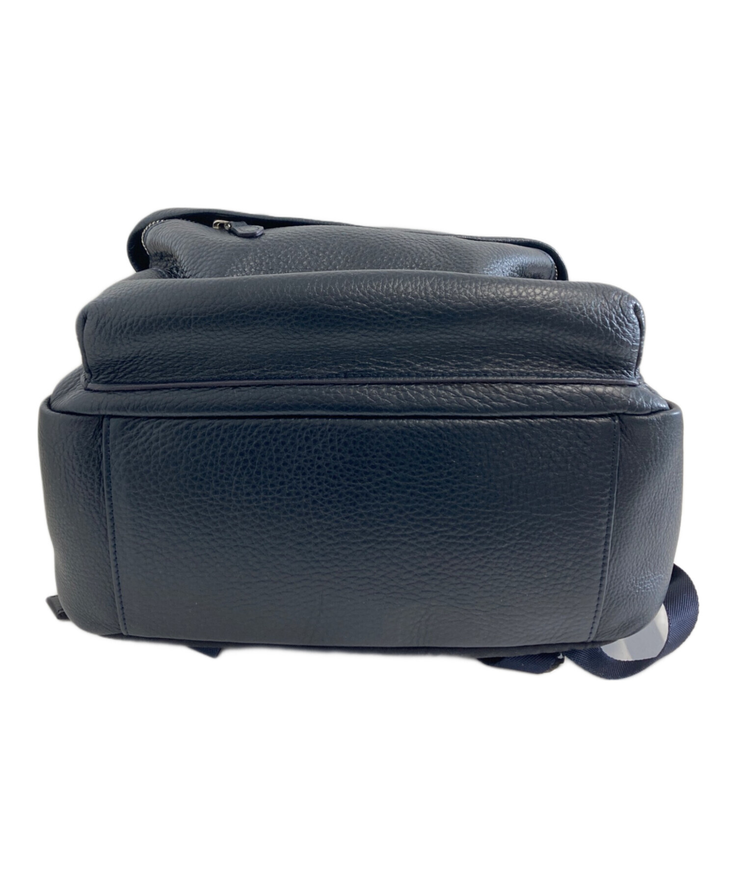 PELLE MORBIDA レザーリュック ネイビー（傷あり） 中古・古着通販】PELLE MORBIDA (ペッレモルビダ) レザーバックパック