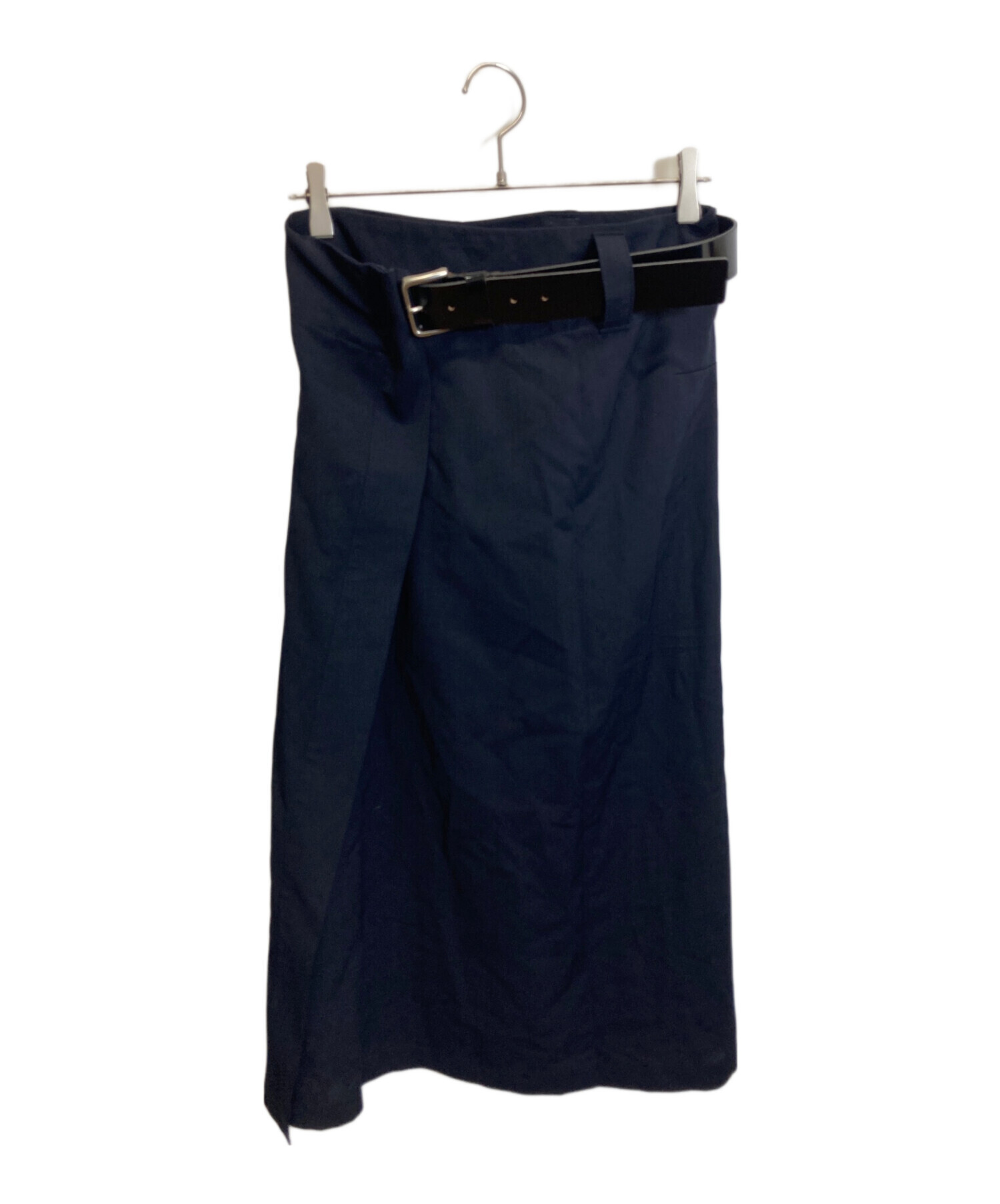 中古・古着通販】YOHJI YAMAMOTO (ヨウジヤマモト) ベルト付き ウール