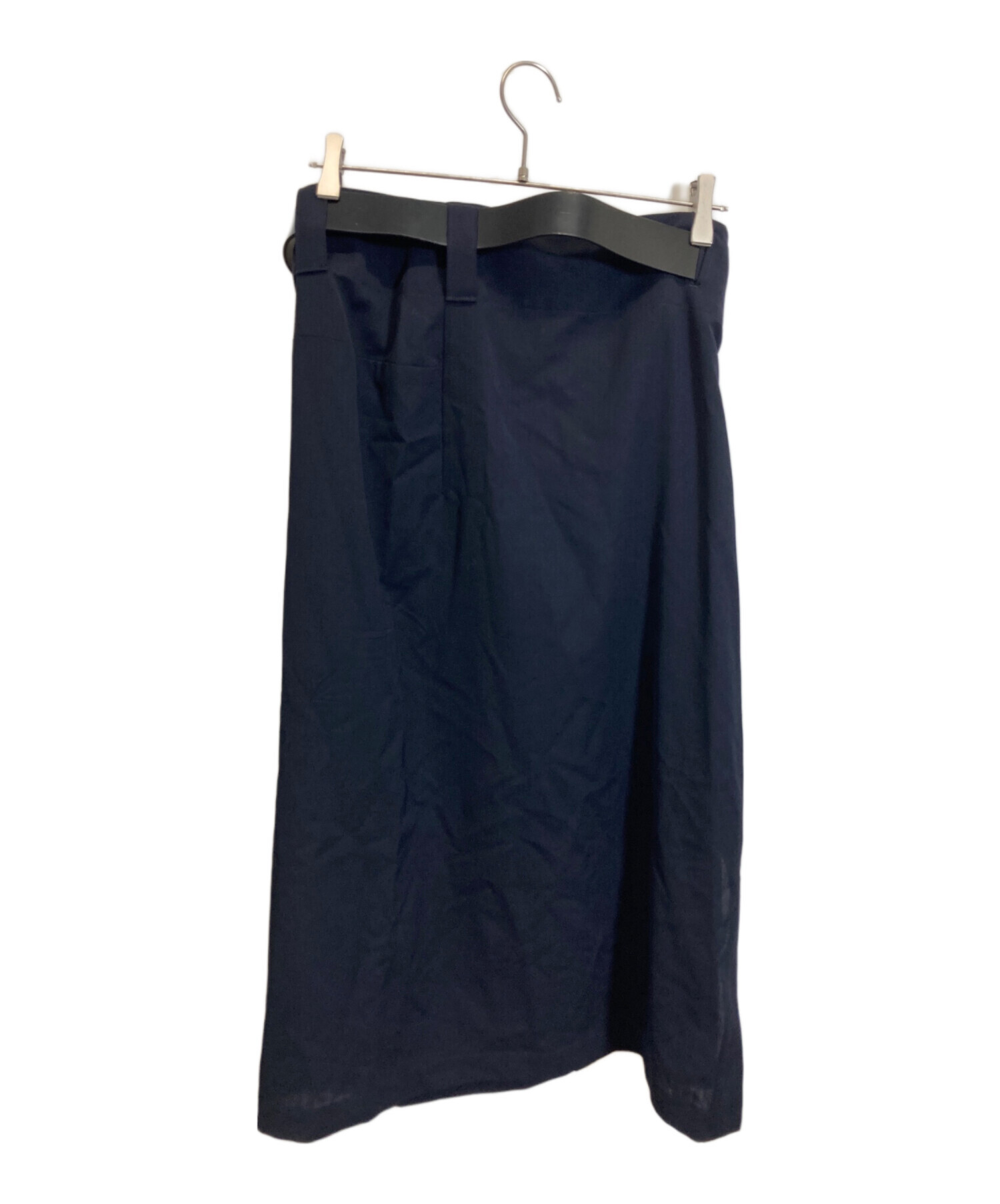 中古・古着通販】YOHJI YAMAMOTO (ヨウジヤマモト) ベルト付き ウール