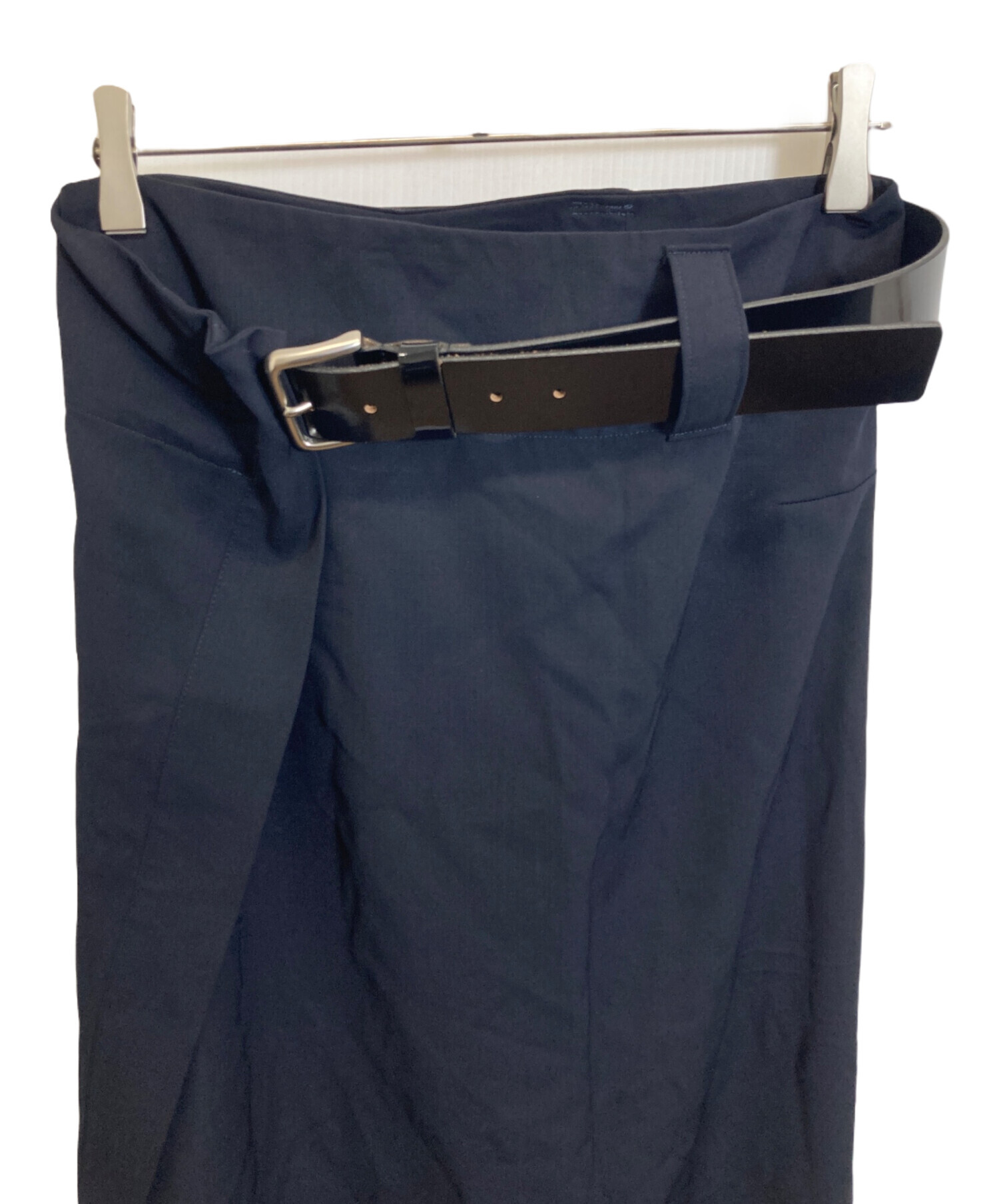 中古・古着通販】YOHJI YAMAMOTO (ヨウジヤマモト) ベルト付き ウール