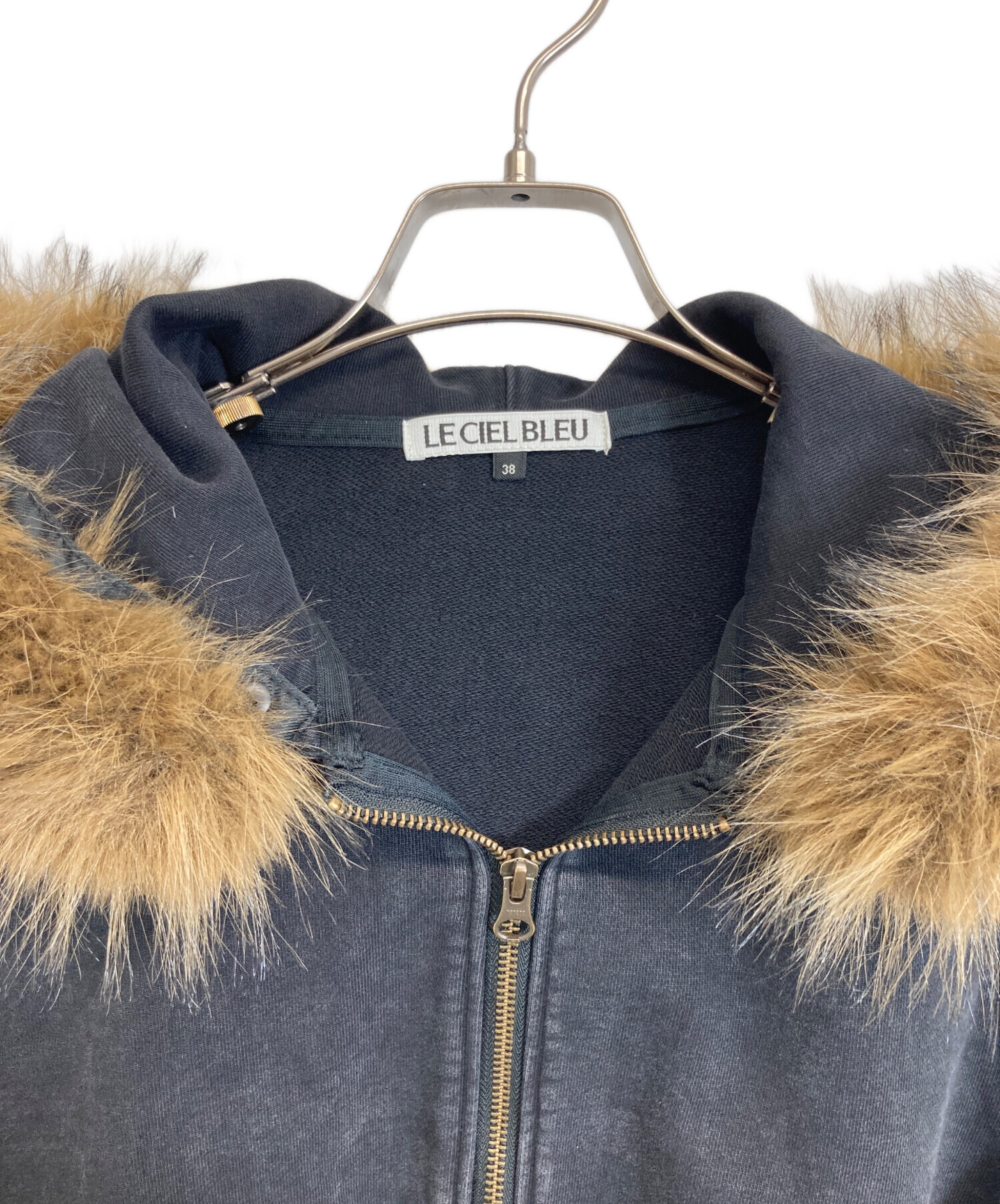 中古・古着通販】LE CIEL BLEU (ルシェルブルー) Fur-Trim Hooded