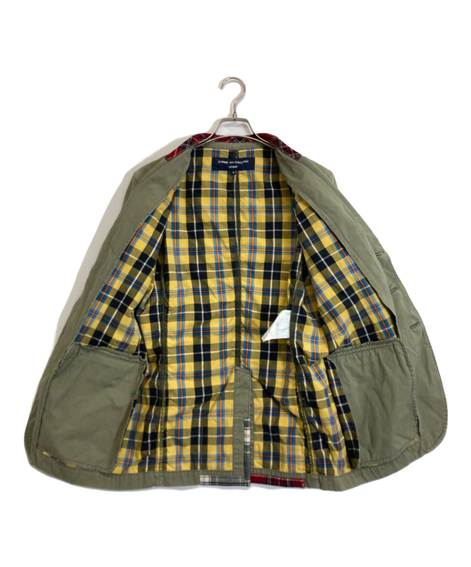 Comme des garçons Homme ジャケット　チェック 中古・古着通販】COMME des GARCONS HOMME (コムデギャルソン オム