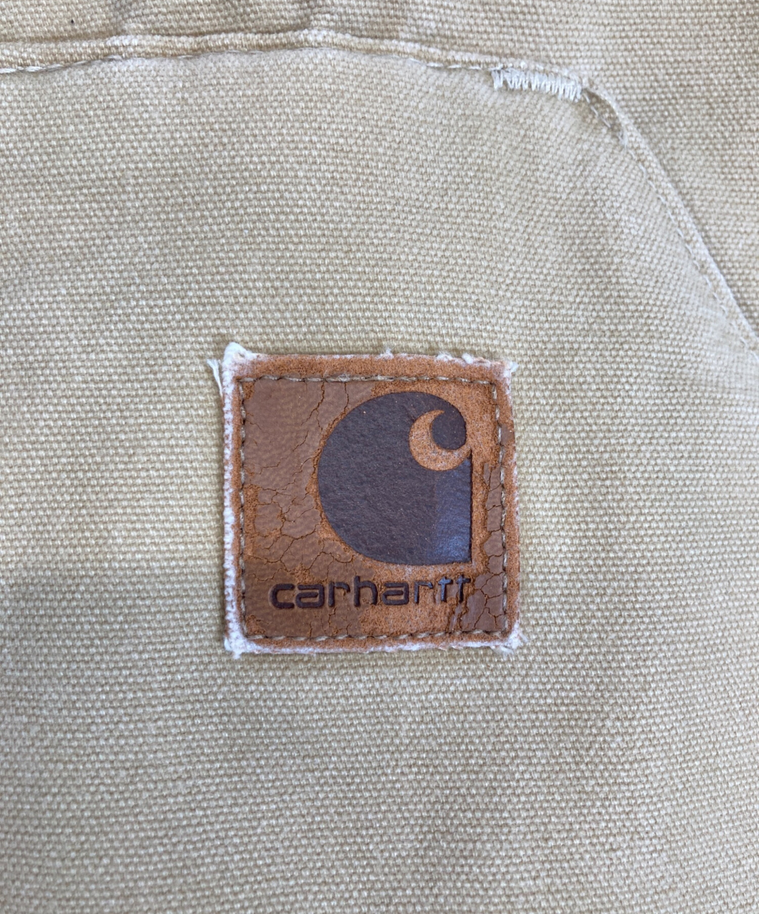 中古・古着通販】CarHartt (カーハート) タッグベスト ベージュ サイズ