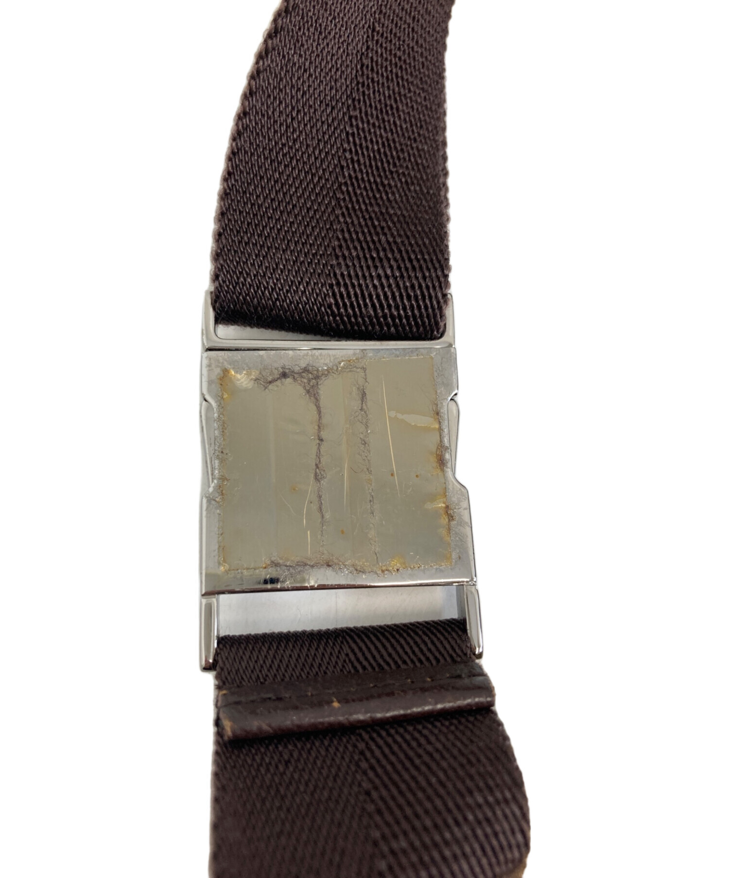 中古・古着通販】GUCCI (グッチ) GGキャンバスウエストポーチ ベージュ