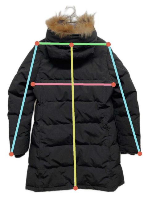中古・古着通販】DANTON (ダントン) ダウンコート ブラック サイズ:36