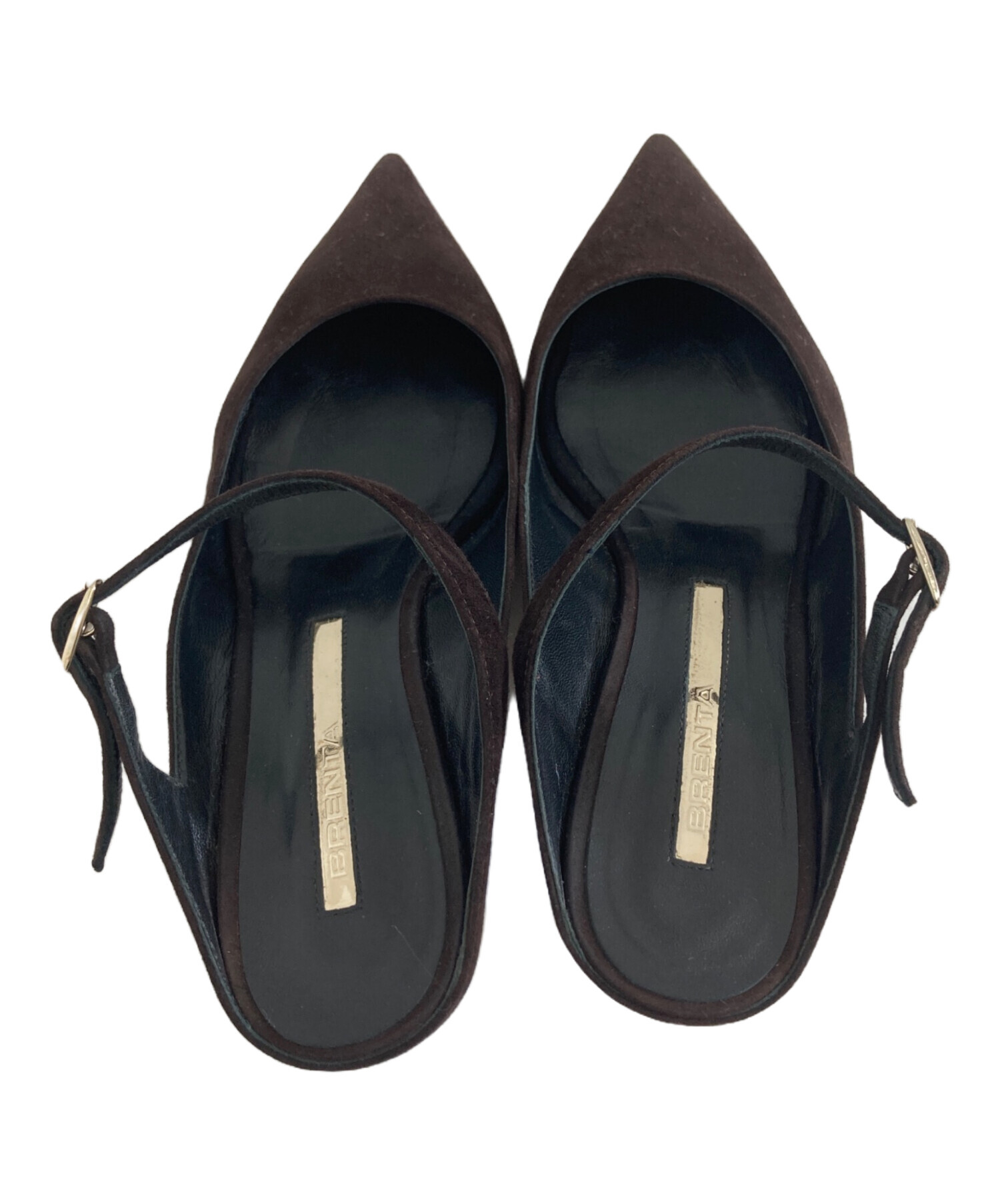 中古・古着通販】brenta (ブレンタ) ミュール ブラウン サイズ:36
