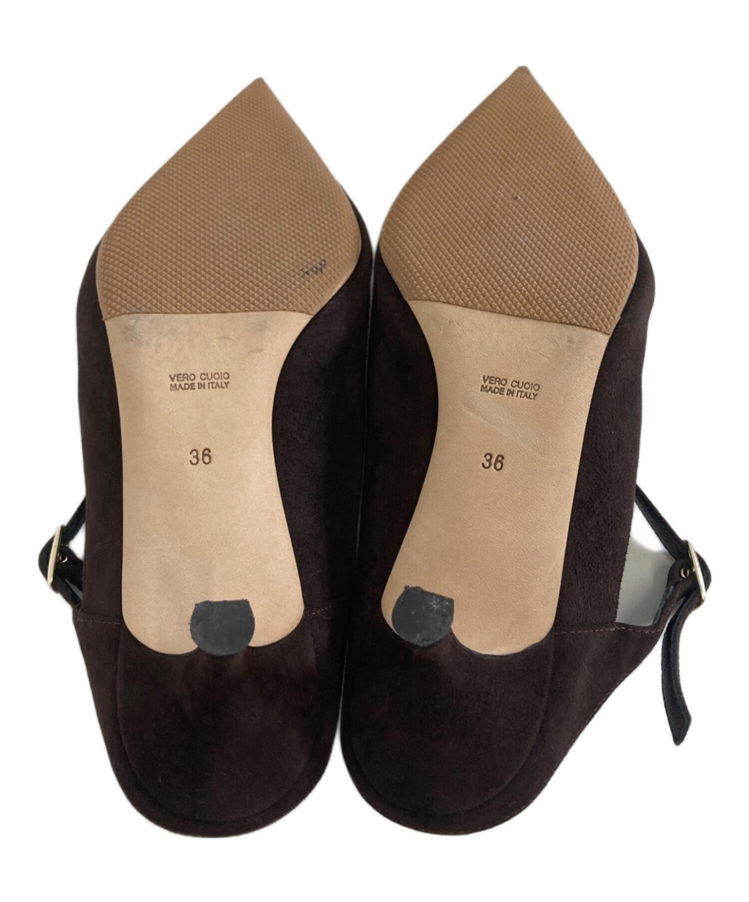 中古・古着通販】brenta (ブレンタ) ミュール ブラウン サイズ:36