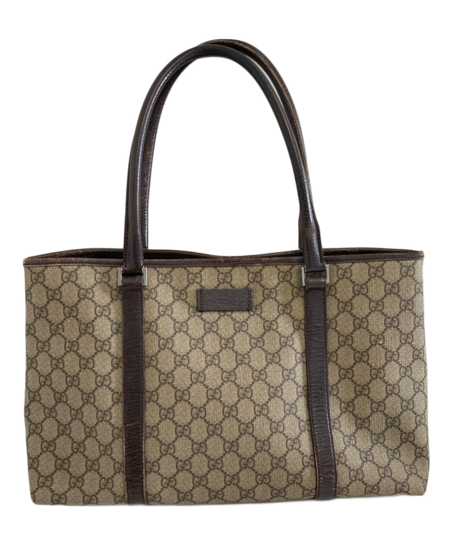 中古・古着通販】GUCCI (グッチ) GGスプリーム トートバッグ ベージュ