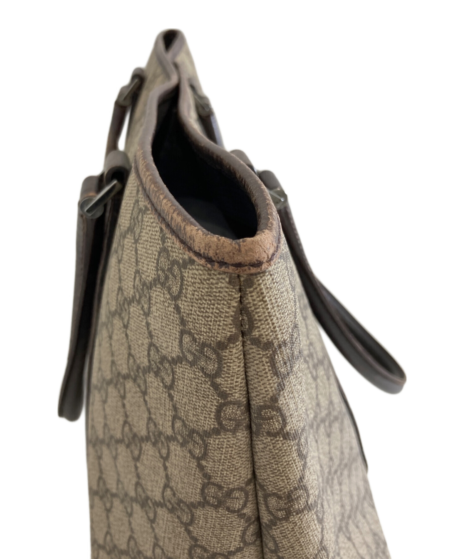 中古・古着通販】GUCCI (グッチ) GGスプリーム トートバッグ ベージュ
