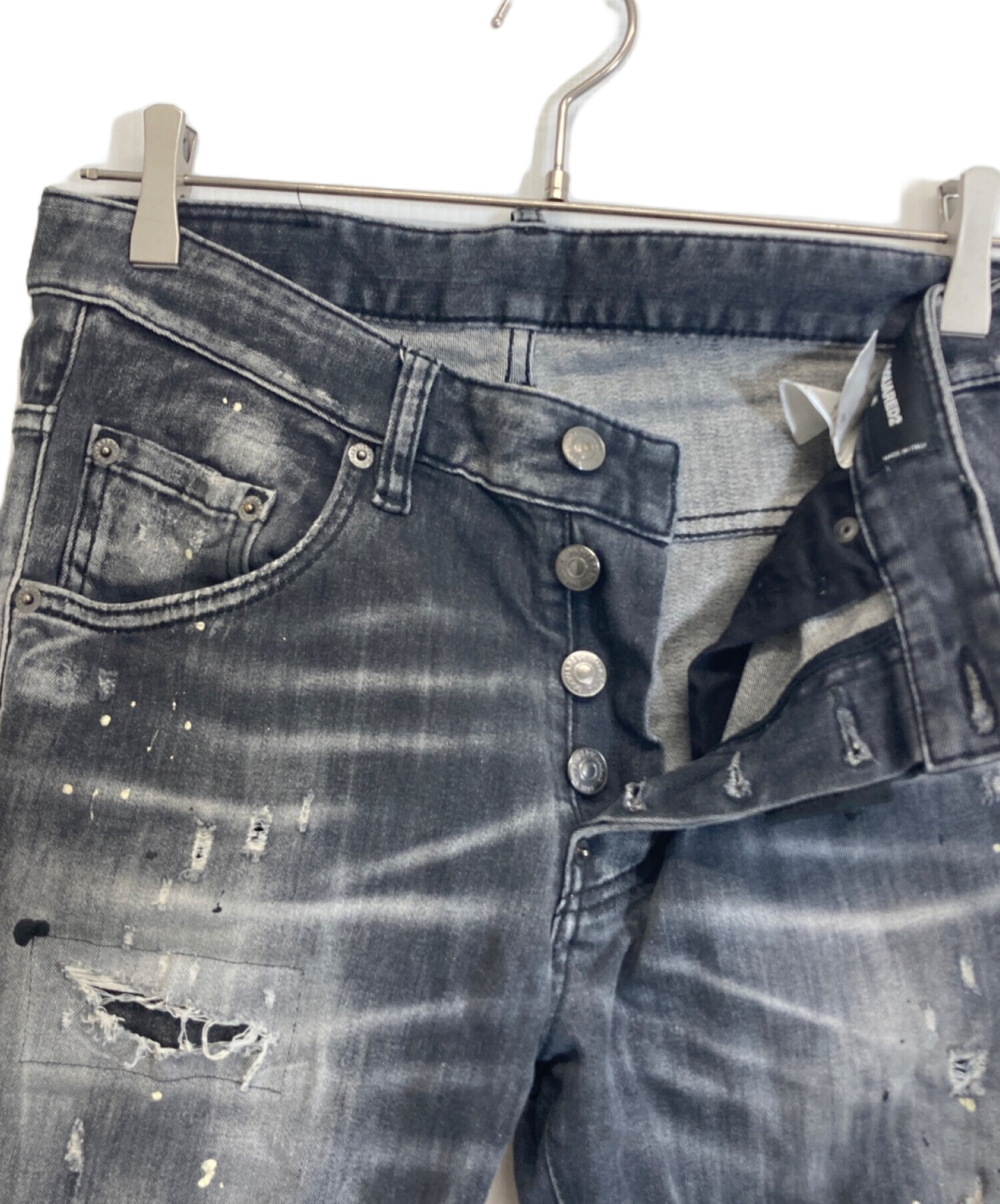 中古・古着通販】DSQUARED2 (ディースクエアード) TRASH BLACK WASH
