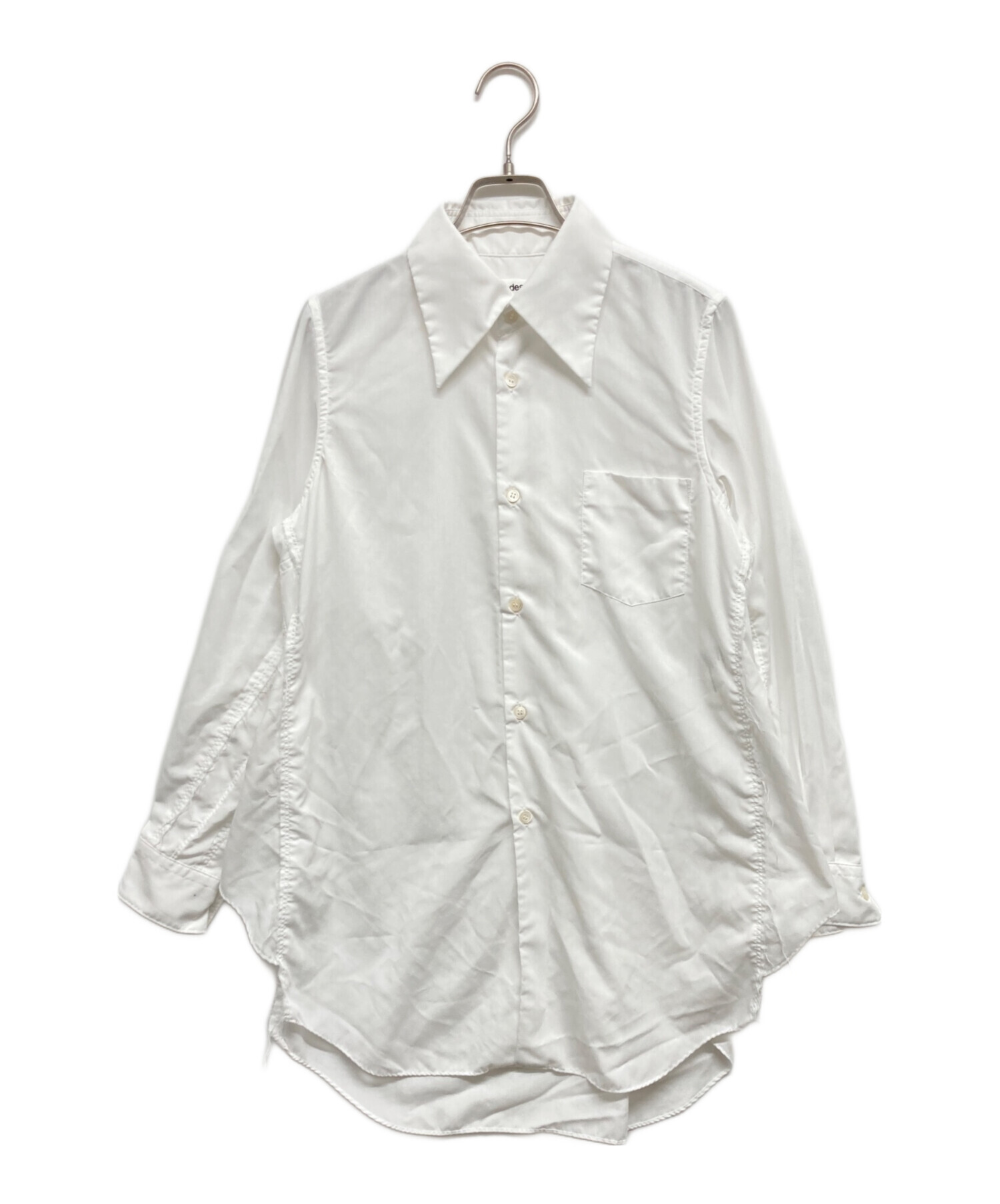 COMME des GARÇONS 長袖Tシャツ シャーリング ホワイト S 中古・古着通販】COMME des GARCONS (コムデギャルソン) シャーリング