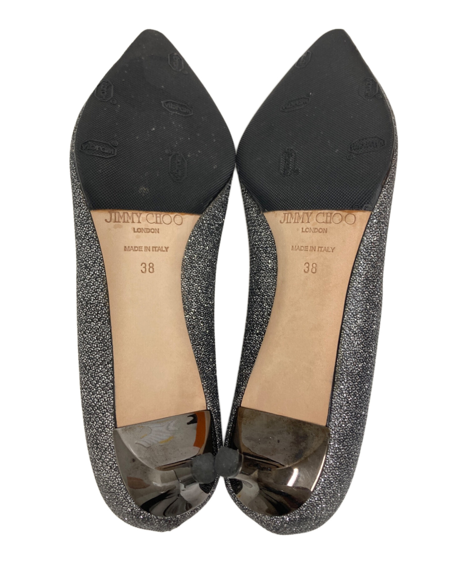 中古・古着通販】JIMMY CHOO (ジミーチュウ) グリッターパンプス