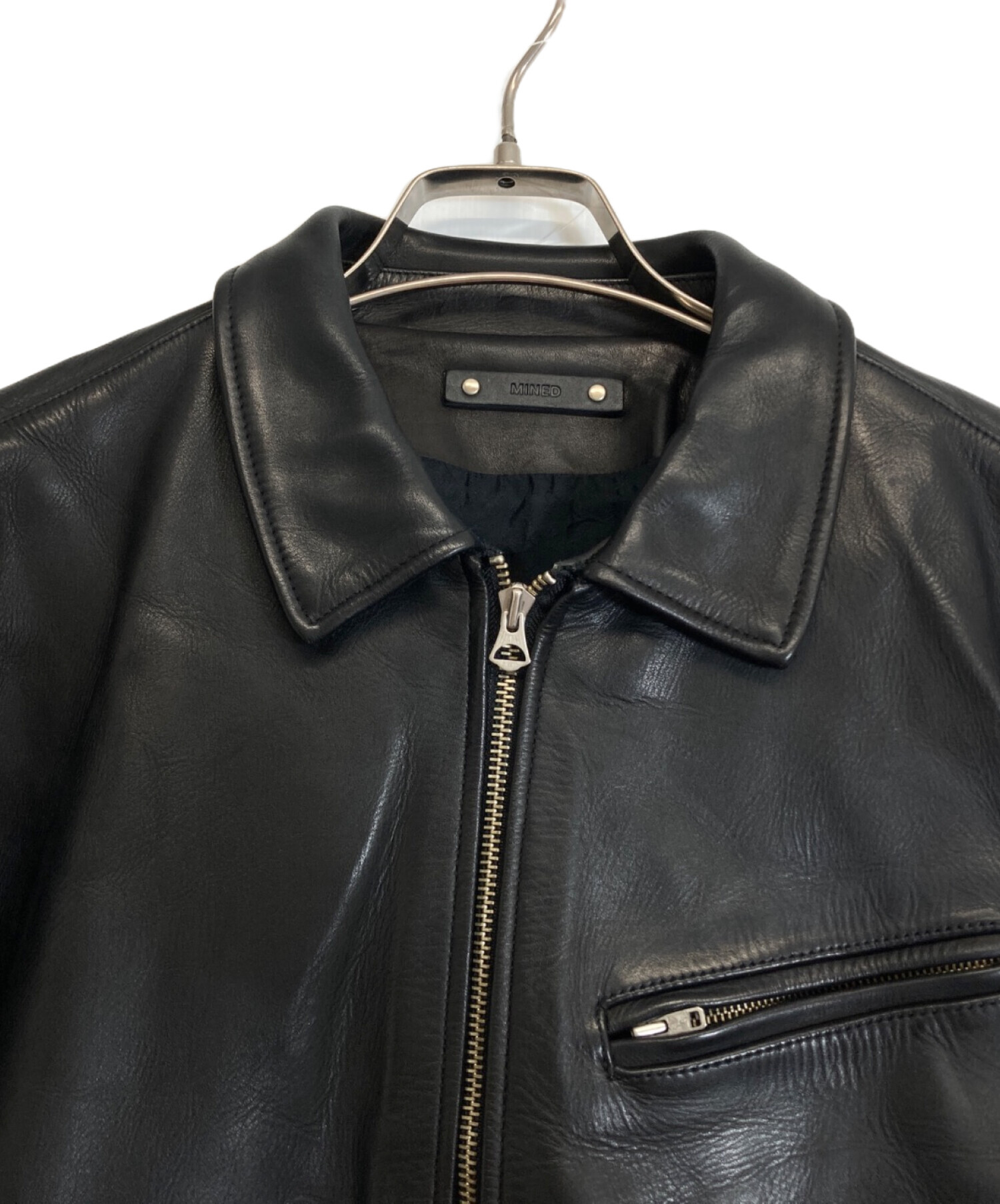 中古・古着通販】MINEDENIM (マインデニム) Leather Zipup JKT
