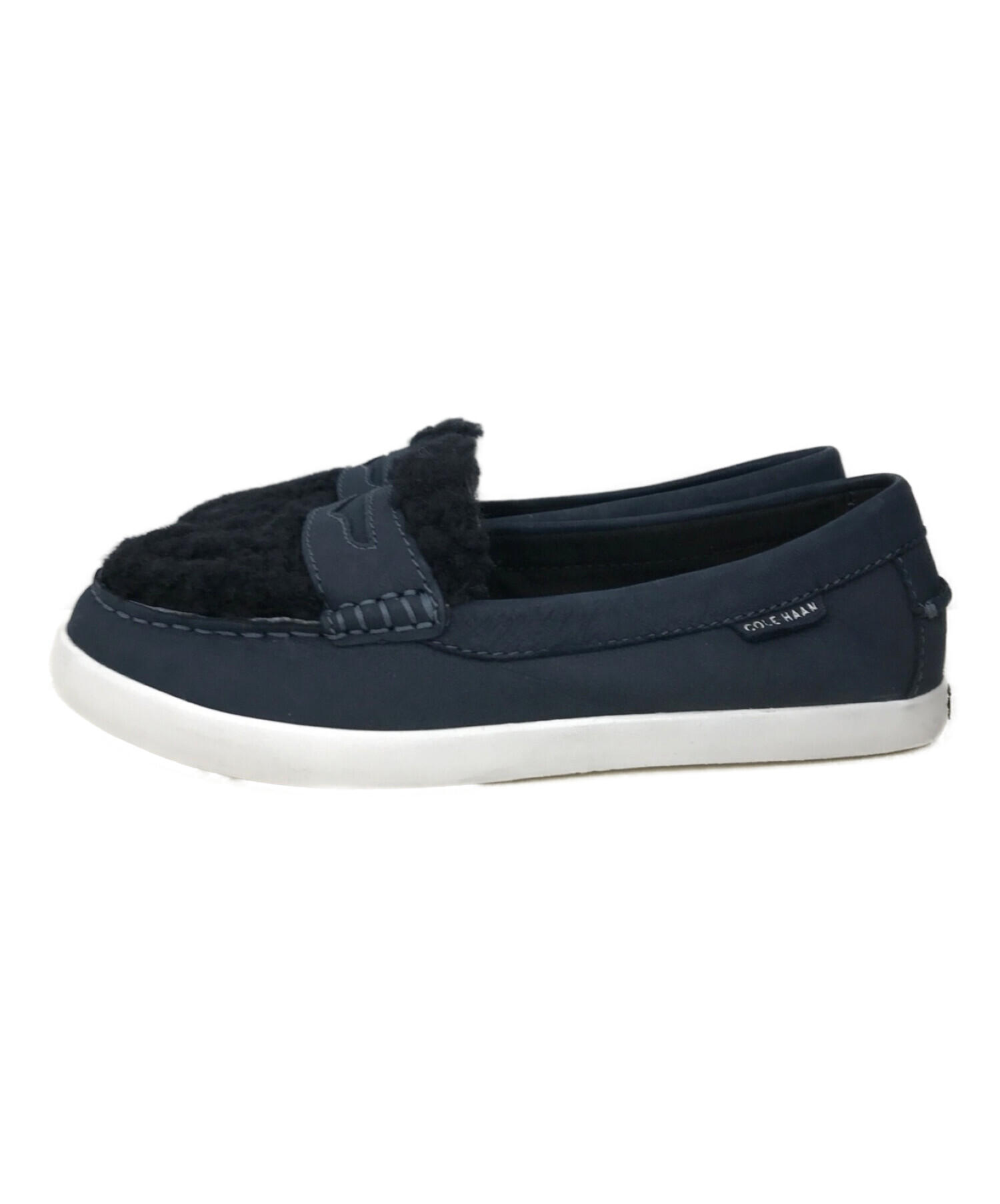 中古・古着通販】COLE HAAN (コールハーン) スリッポン ネイビー 