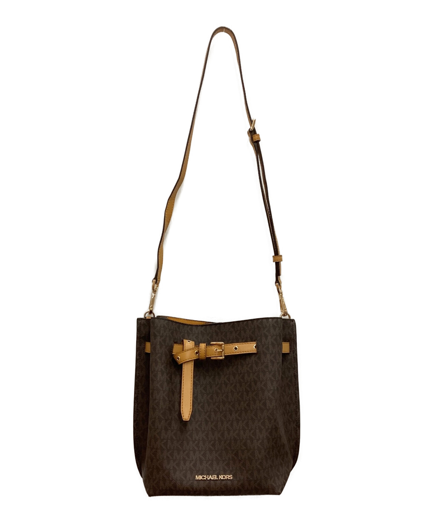 MICHAEL KORS バケットバッグ ブラウン MICHAEL KORS バケットバッグ ブラウン MICHAEL KORS バケットバッグ