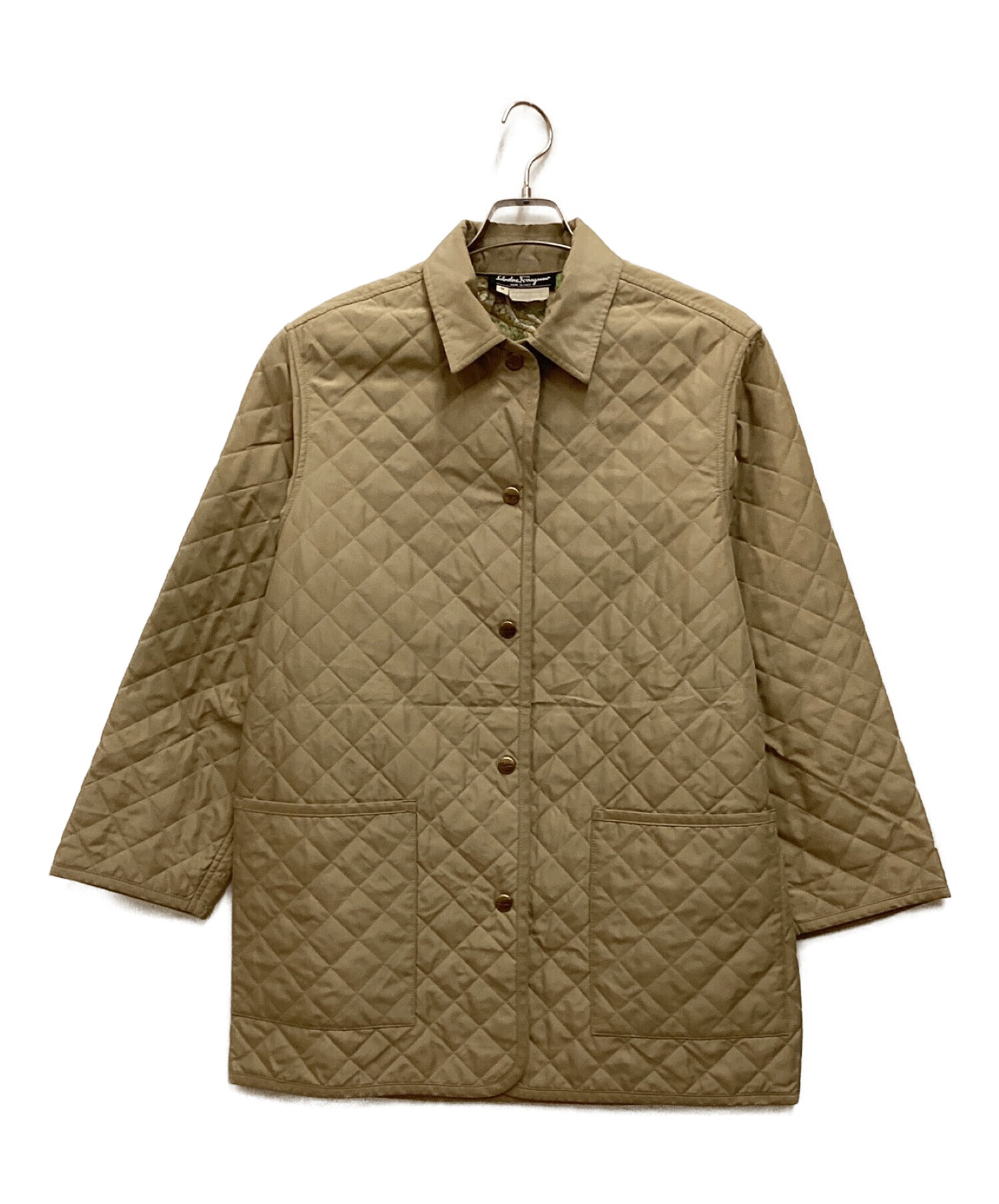 サルヴァトーレフェラガモ　Ferragamo　コート　Ｌサイズ　ヴィンテージ サルヴァトーレフェラガモ Ferragamo コート Lサイズ