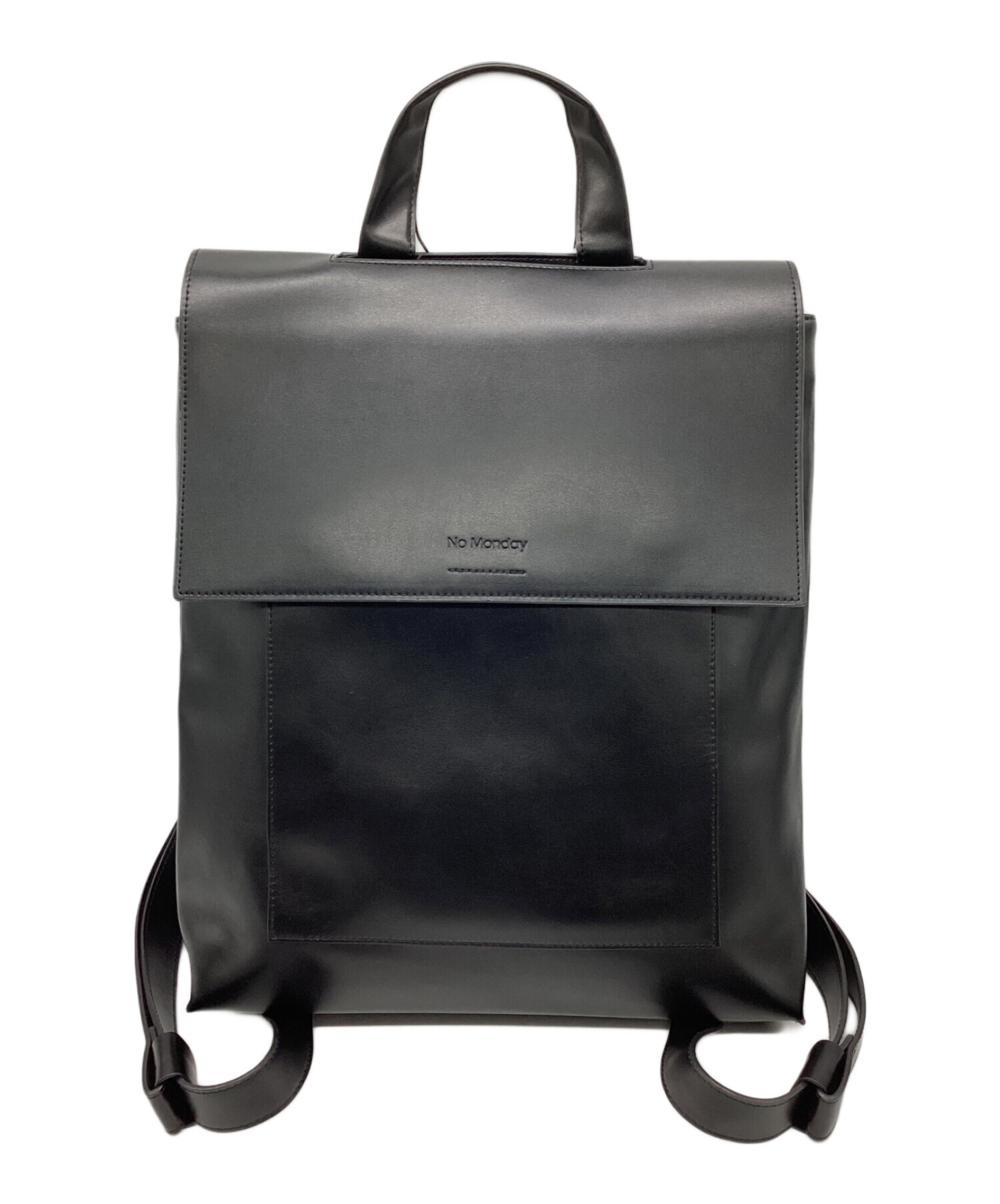 【美品】ノーマンデー 2WAY Flap Bag レザースクエアリュック 美品】ノーマンデー 2WAY Flap Bag レザースクエアリュック｜ノーマン