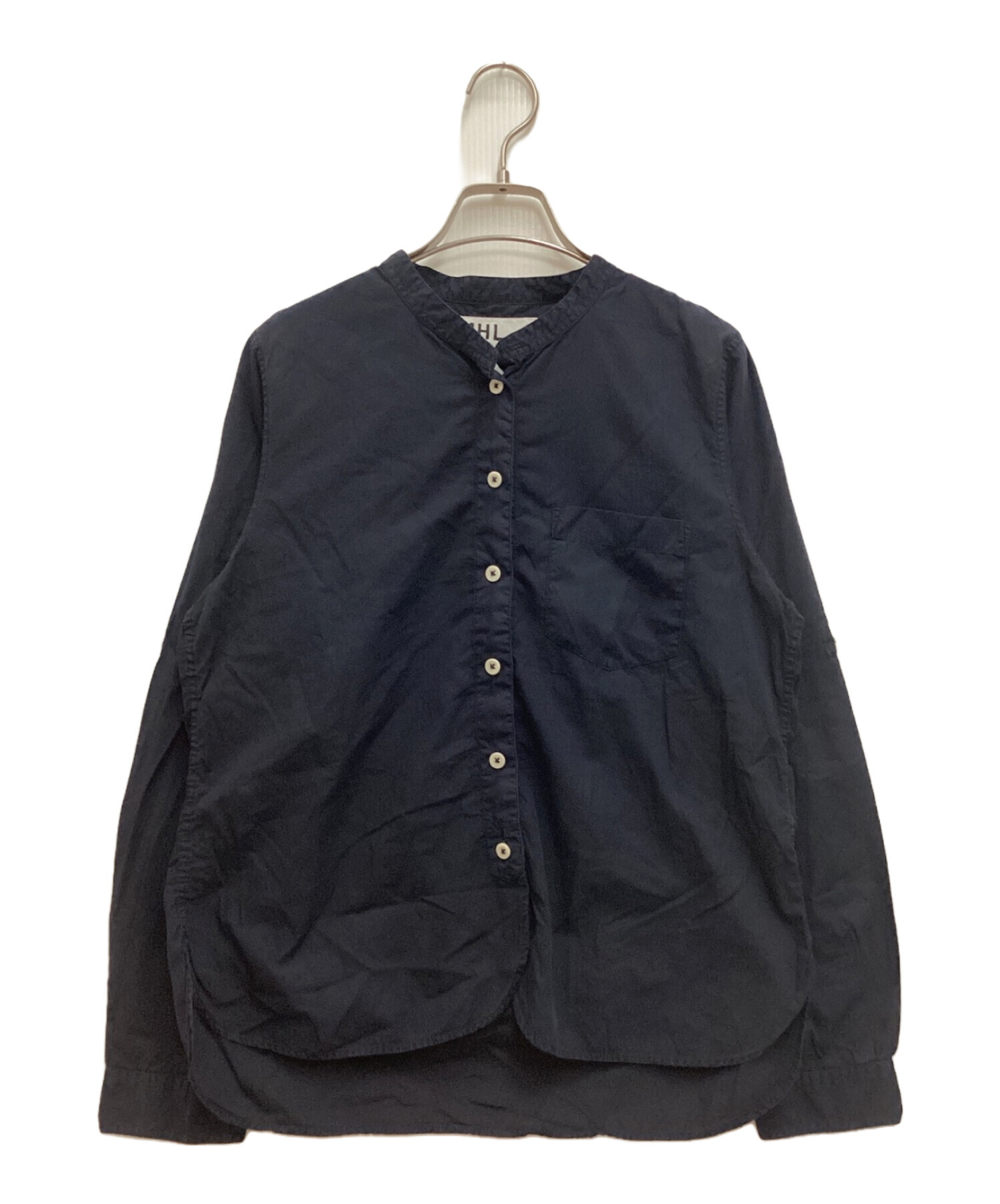 MHL. チャコールグレー バンドカラーシャツ MHL. チャコールグレー バンドカラーシャツ ✨美品 マーガレット