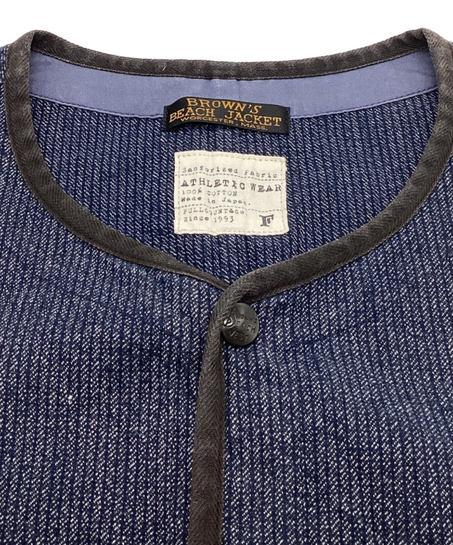 Brown's Beach Jacket ベスト 38サイズ ネイビーブルー